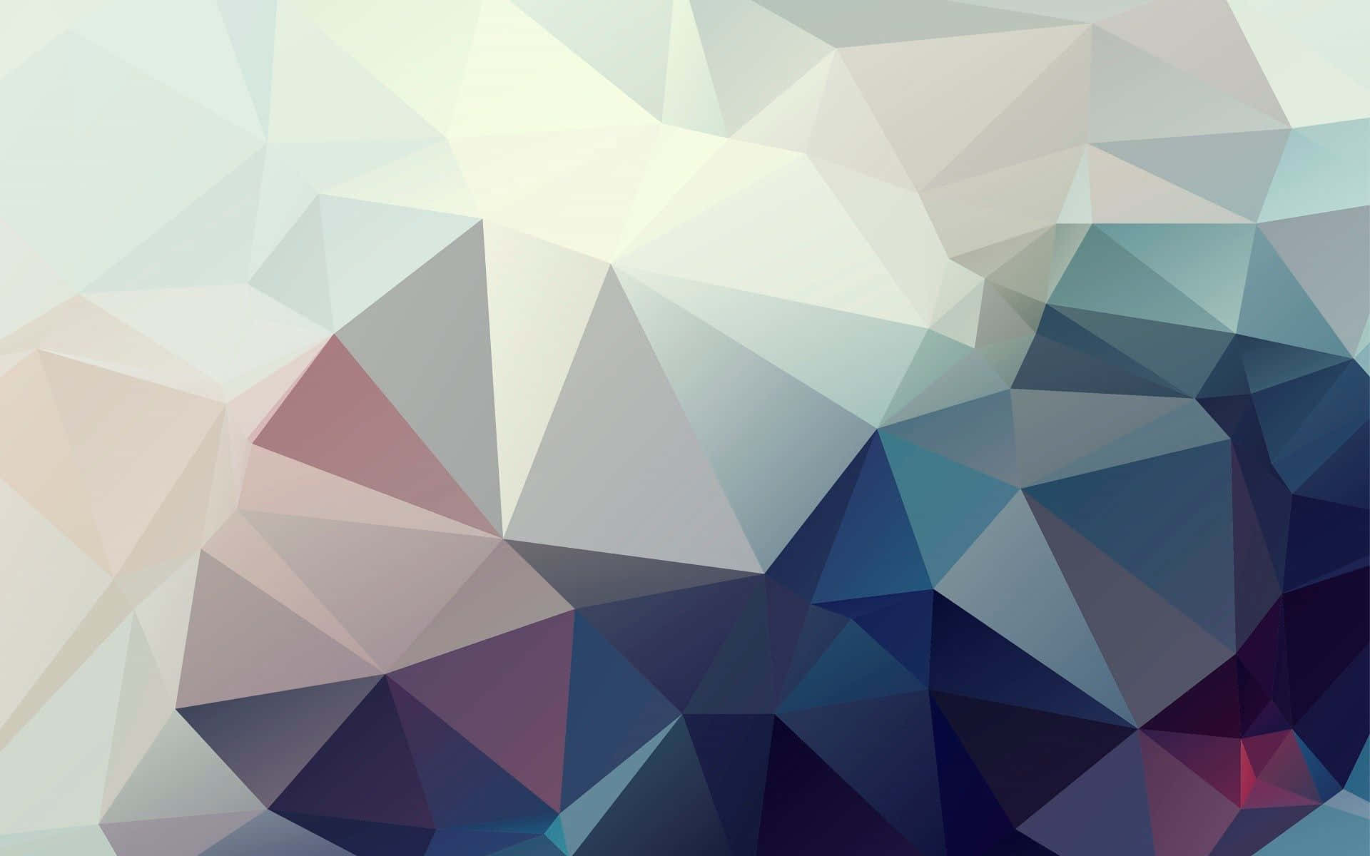 geometric desktop, triangles, pastel, Full HD Desktop Wallpaper