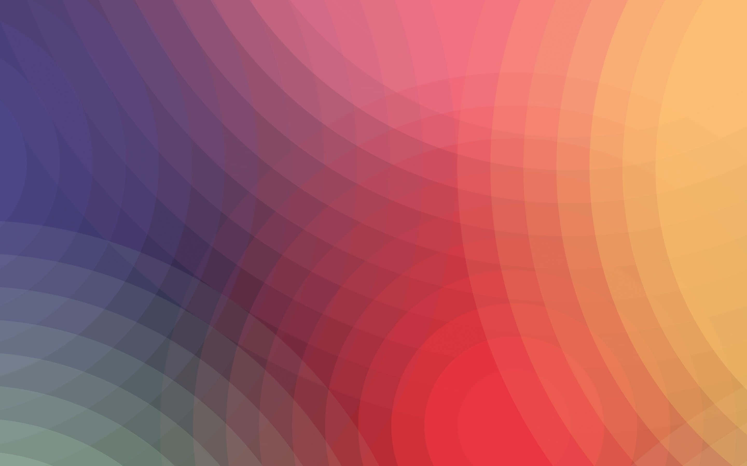 geometric desktop, cool purples, warm oranges, 2K Desktop Wallpaper