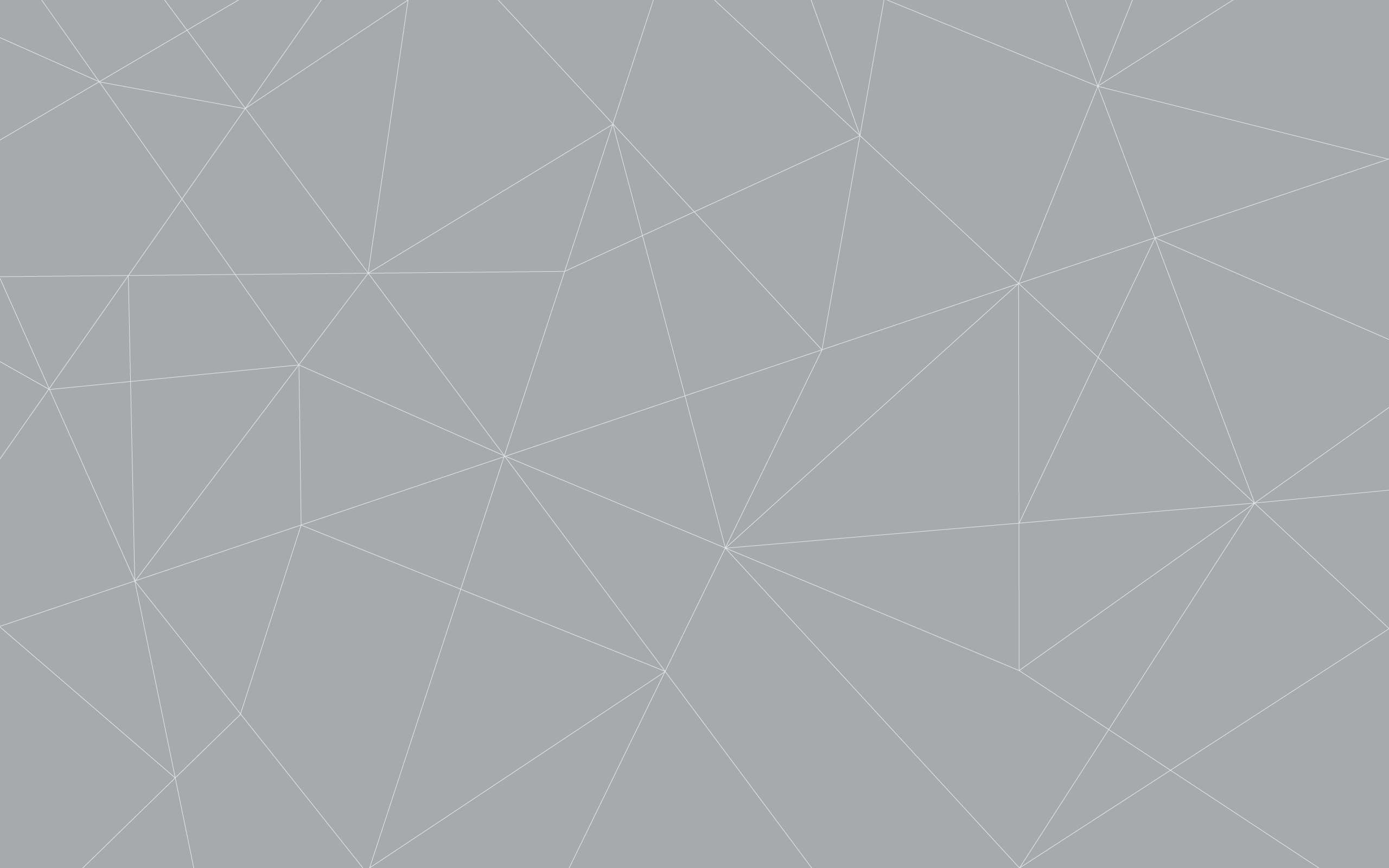 geometric desktop, minimalist gray background, delicate white geometric lattice, 2K Desktop Wallpaper