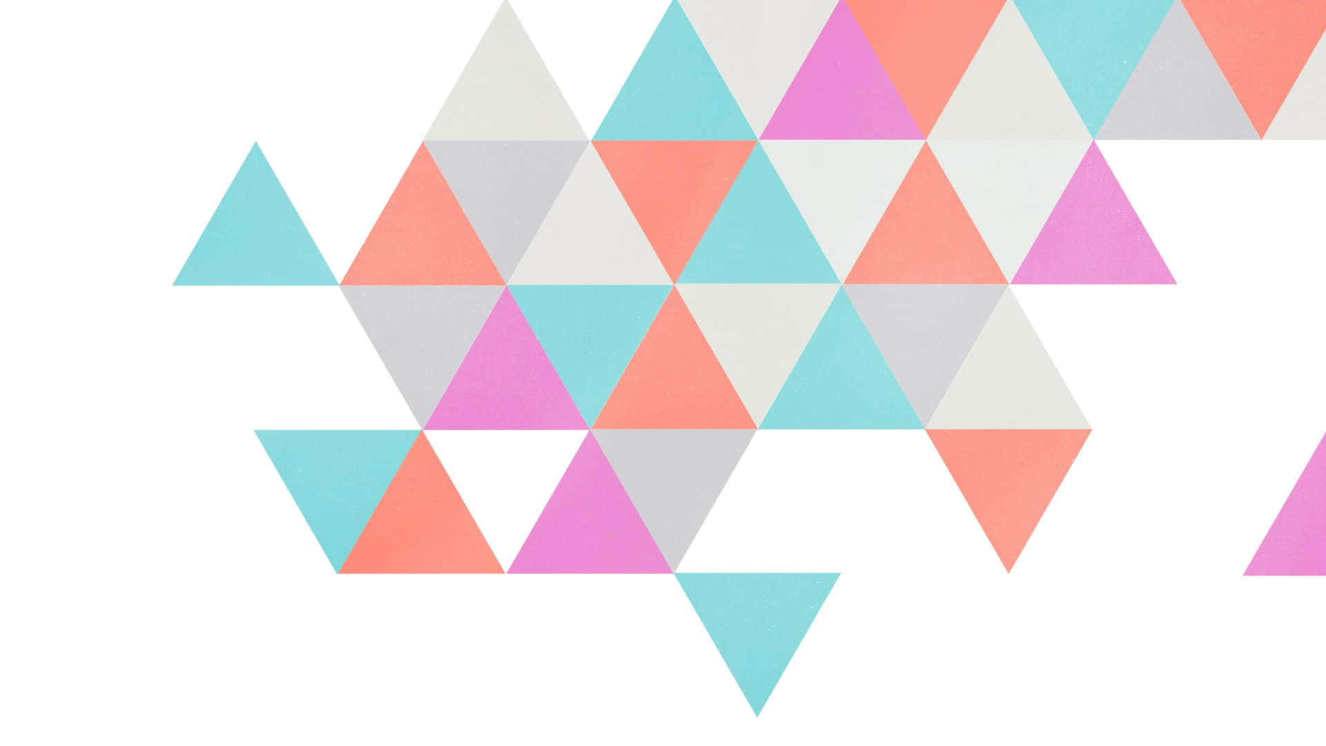 geometric desktop, pastel triangles, coral pink, Full HD Desktop Wallpaper