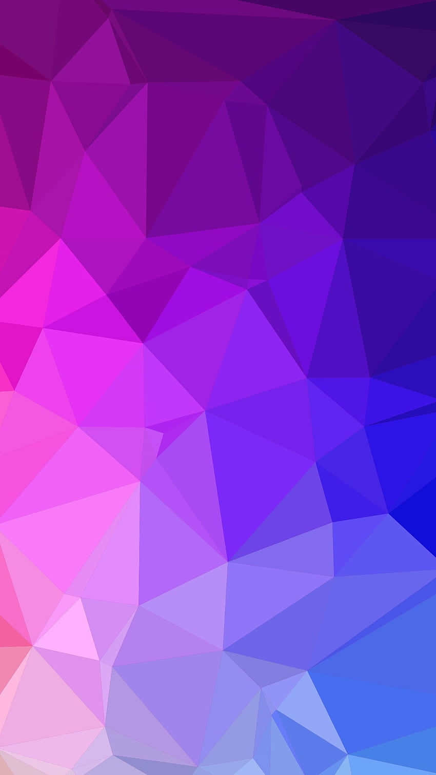 Geometric style iPhone, pink purple and blue, geometric triangles, HD Phone Wallpaper