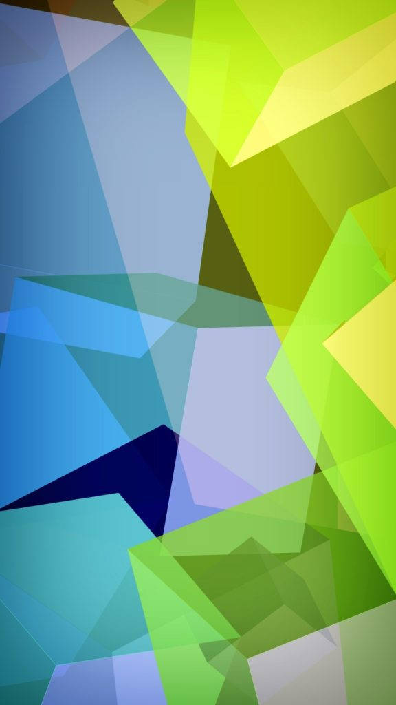abstract iPhone, geometric shapes, blue green, SD Phone Wallpaper