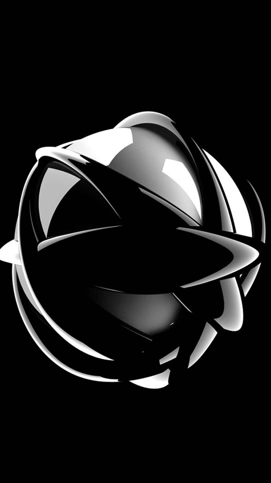 spherical, metallic sphere, sharp geometric facets, Full HD Phone Wallpaper