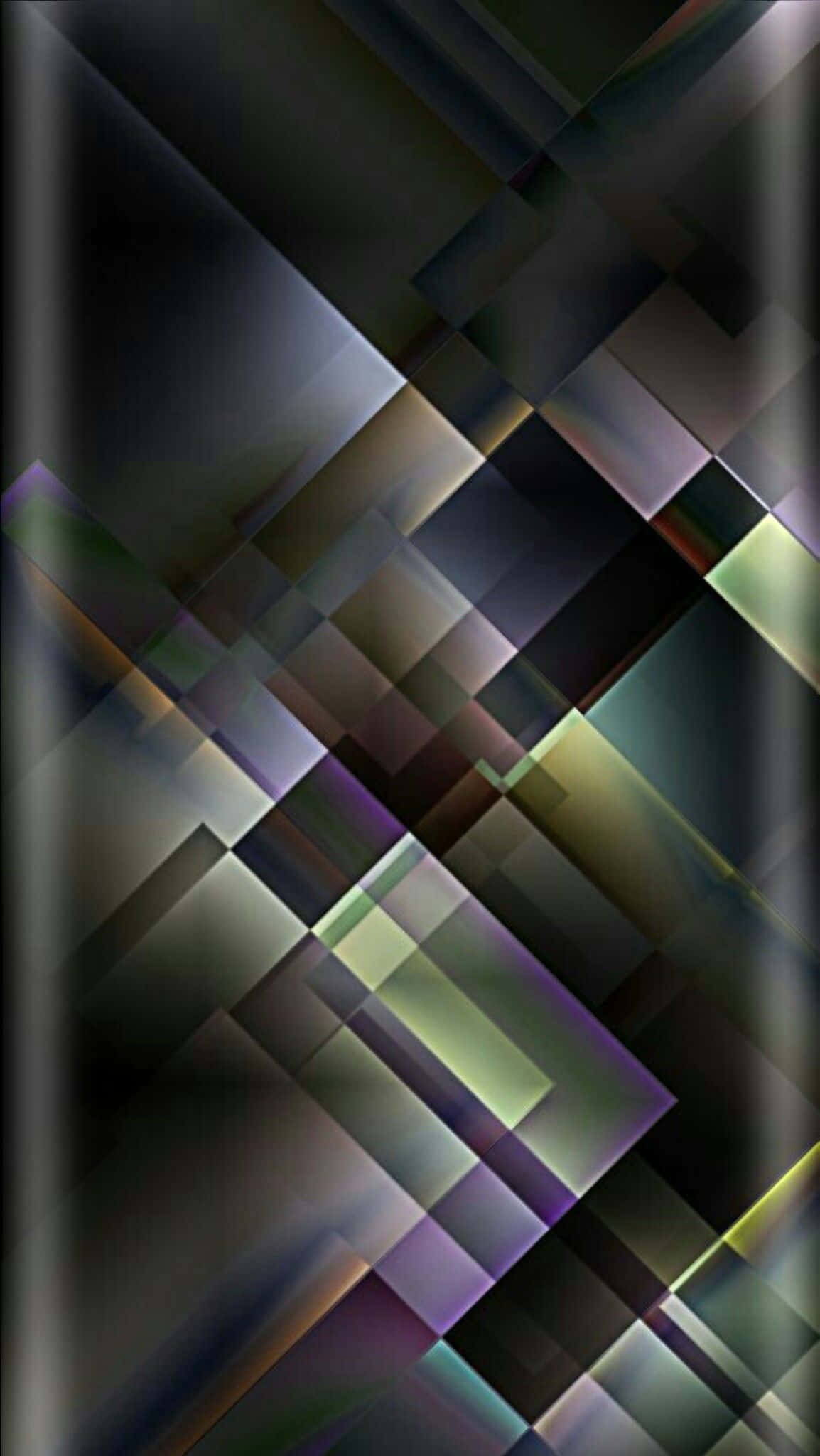 HD Mirror Abstract Phone, abstract geometric, overlapping translucent squares, Full HD Phone Wallpaper