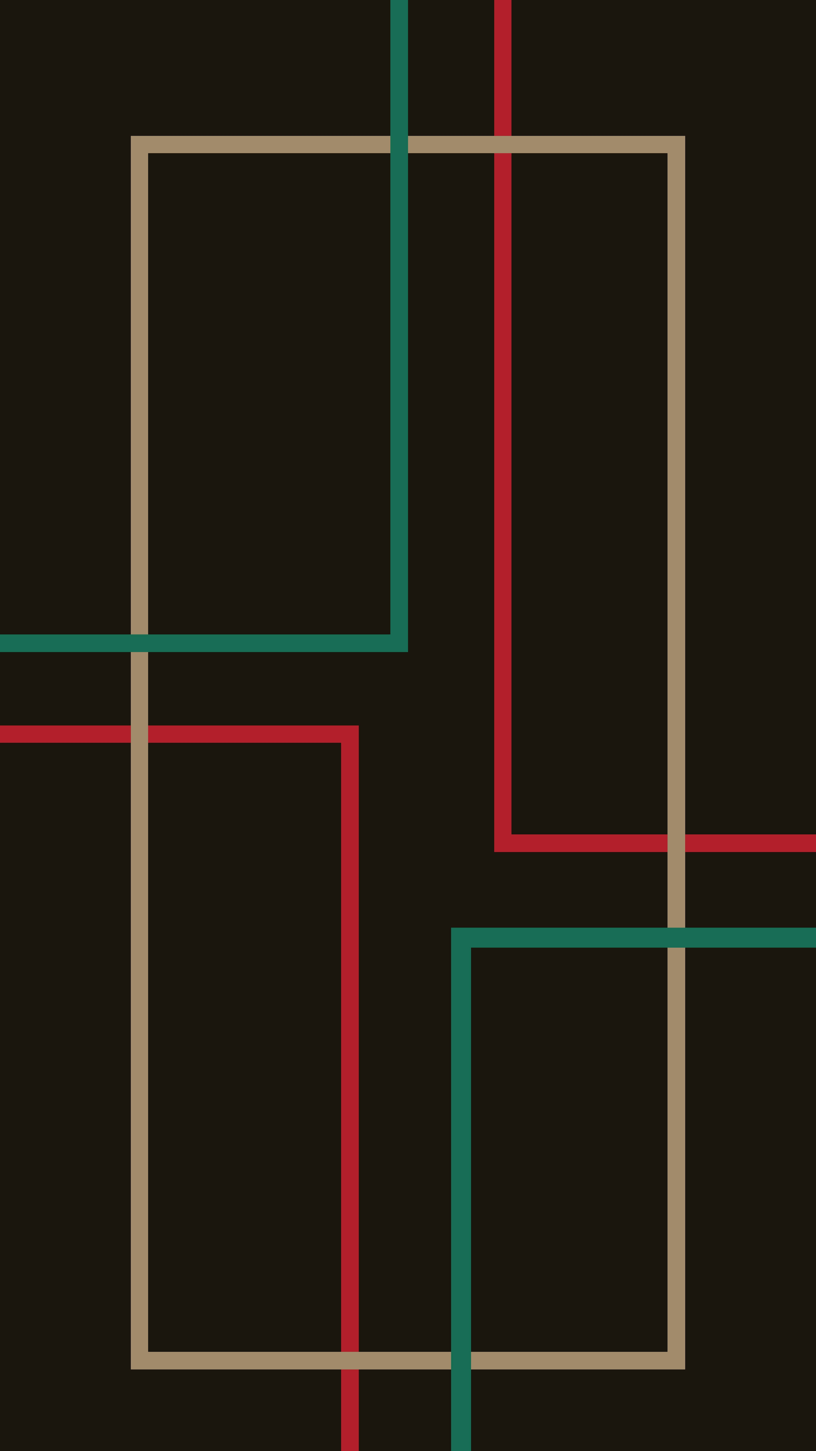 geometric, dark brown background, intersecting rectangles, 5K Phone Wallpaper