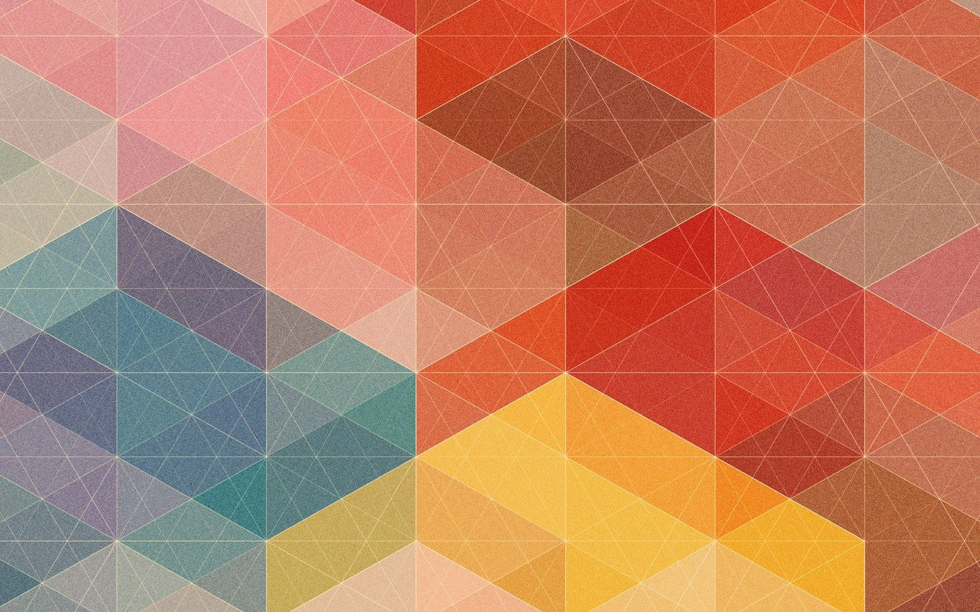 geometric pattern, blue, grey, Full HD Desktop Wallpaper