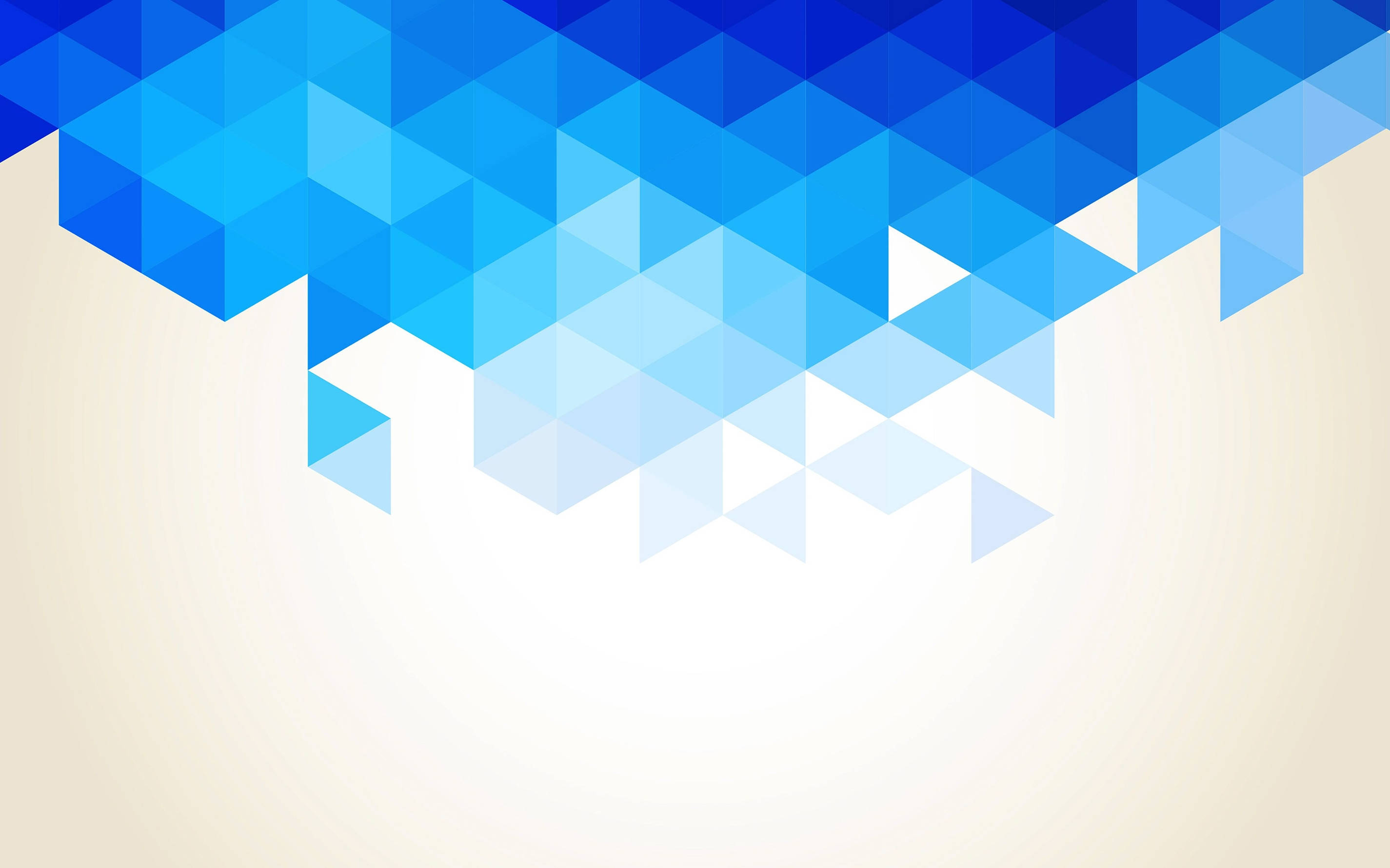 blue fade, geometric, white, 2K Desktop Wallpaper