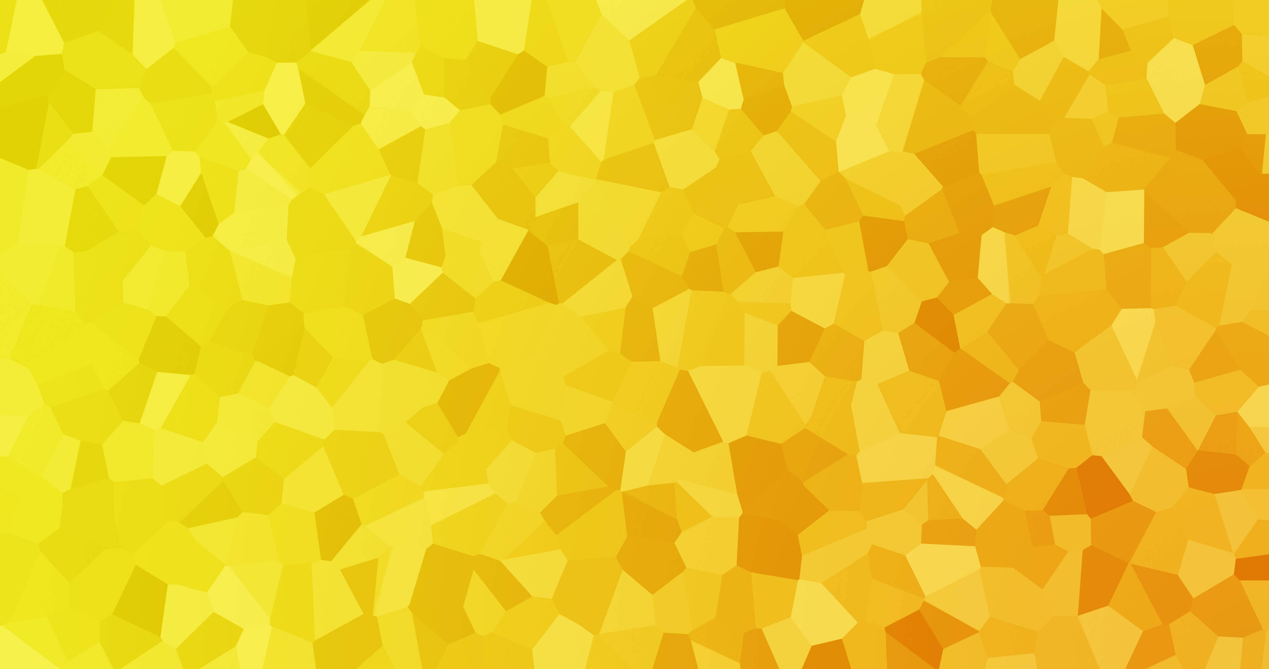 yellow, orange, irregular polygonal shapes, 4K Desktop Wallpaper