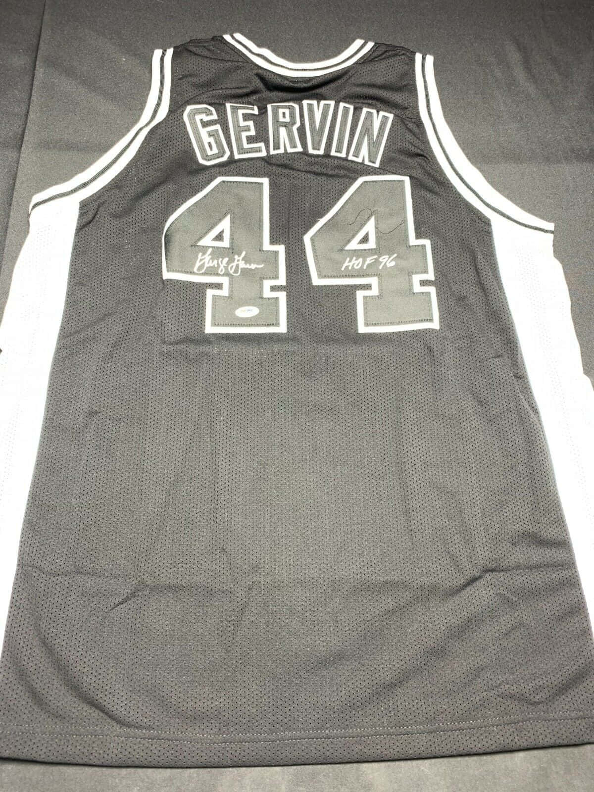 George Gervin, 44, gray and white basketball jersey, HD Phone Wallpaper