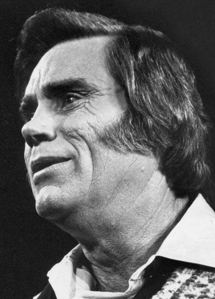 George Jones, black and white photography, close-up portrait, SD Phone Wallpaper