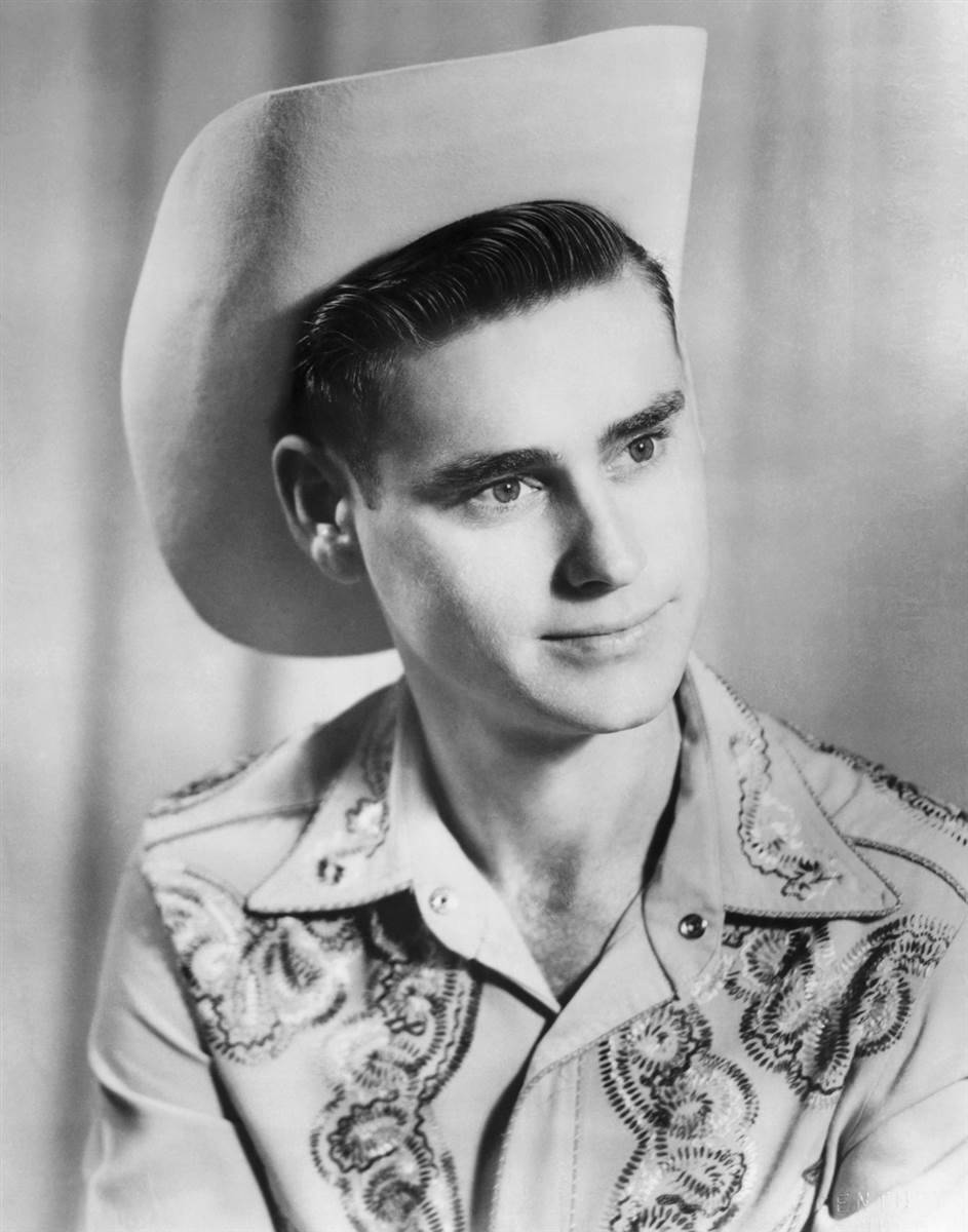 George Jones, cowboy hat, embroidered shirt, SD Phone Wallpaper