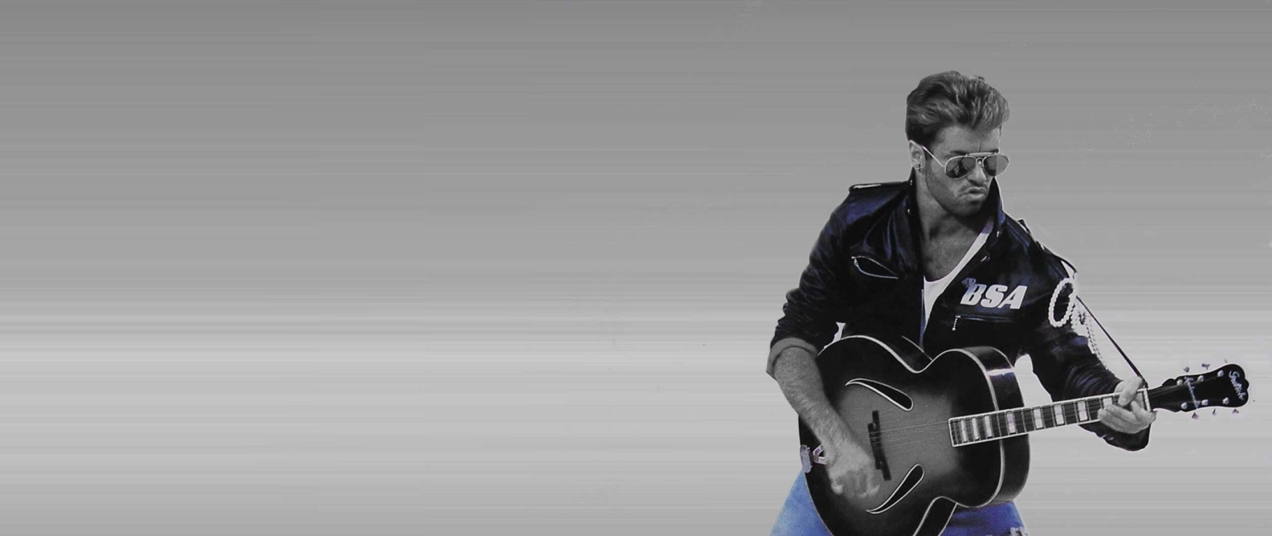 George Michael, USA jacket, sunglasses, 2K Desktop Wallpaper