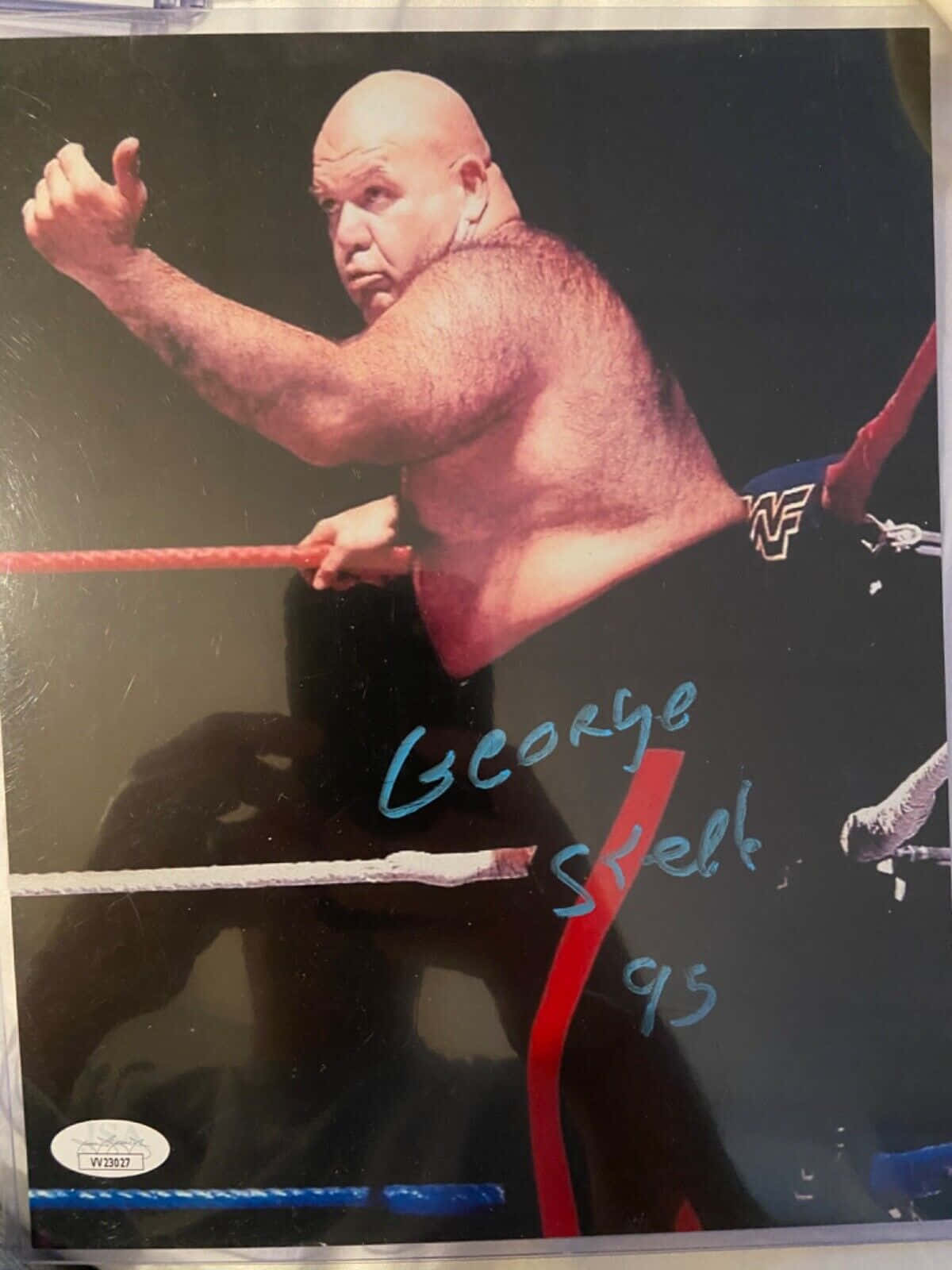 George Steele, wrestling ring, red ropes, HD Phone Wallpaper