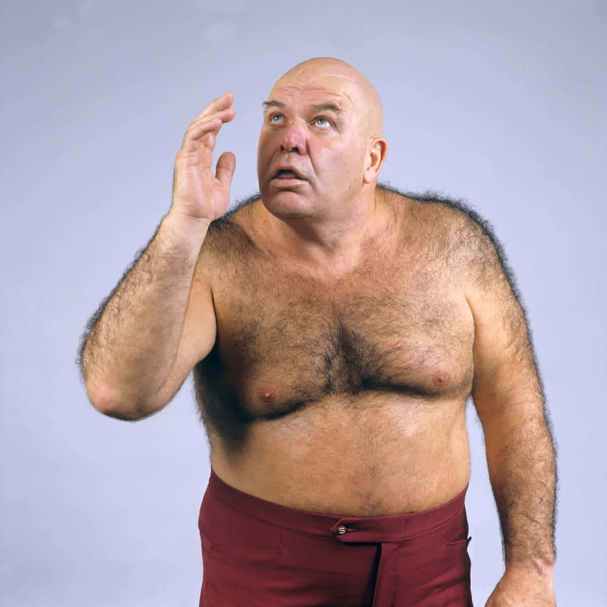 George Steele, maroon trouser, red pants, SD Desktop Wallpaper