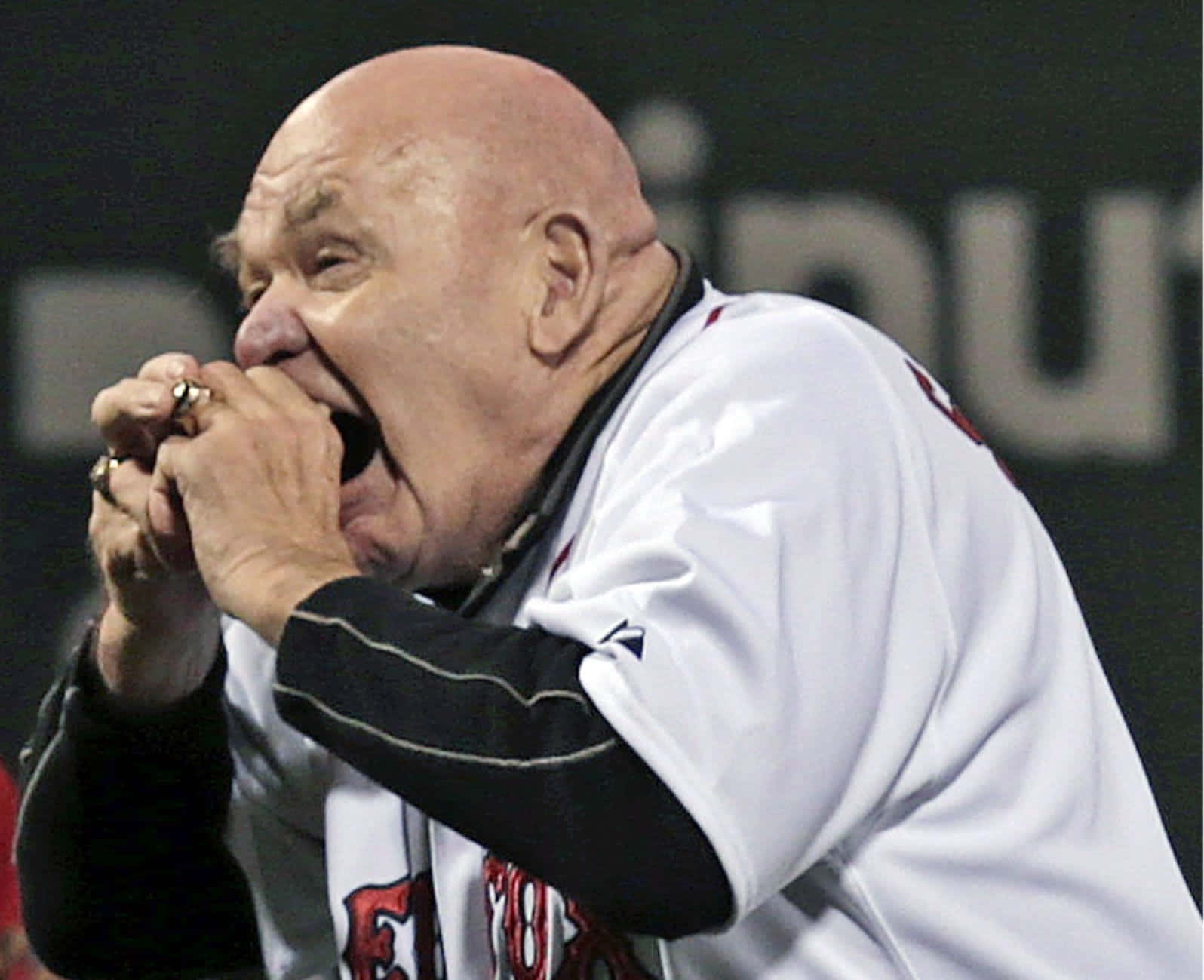 George Steele, baseball jersey, night game, HD Desktop Wallpaper