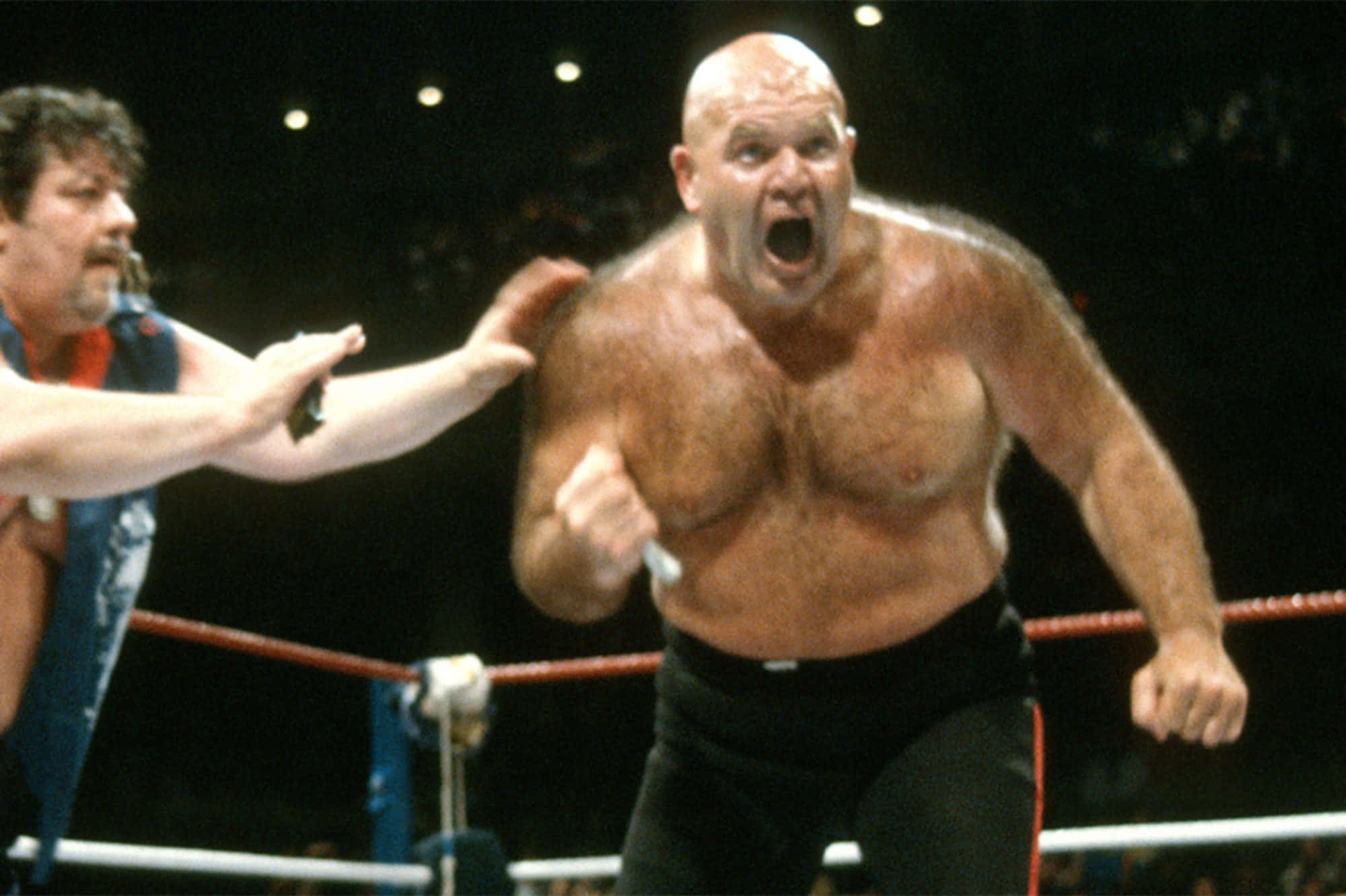 George Steele, ring, microphone, Full HD Desktop Wallpaper