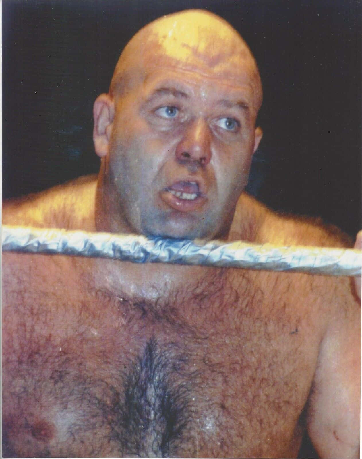 George Steele, wrestling ring rope, dramatic lighting, HD Phone Wallpaper