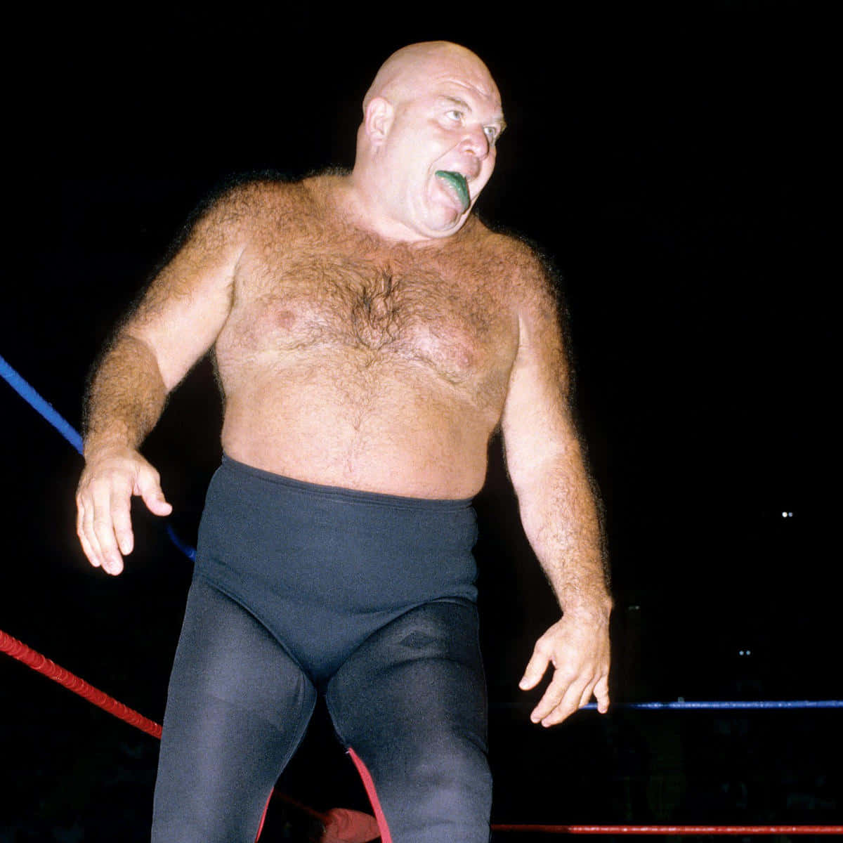 George Steele, green tongue, black tights, SD Desktop Wallpaper