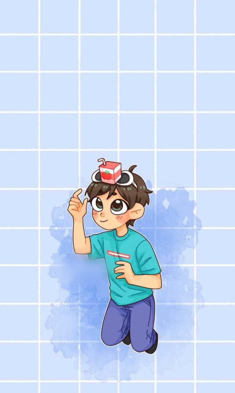 Georgenotfound, cartoon character, hat, HD Phone Wallpaper