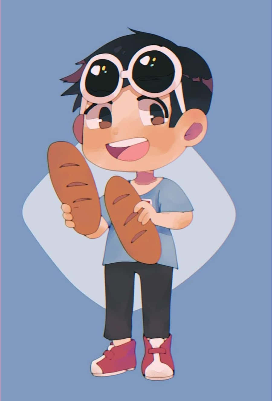 GeorgeNotFound, anime boy, oversized goggles, HD Phone Wallpaper