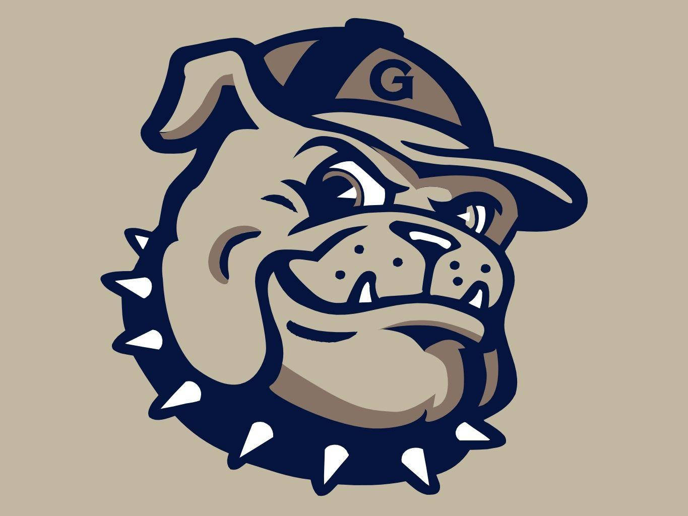 Georgetown University, bulldog logo, G logo, HD Desktop Wallpaper