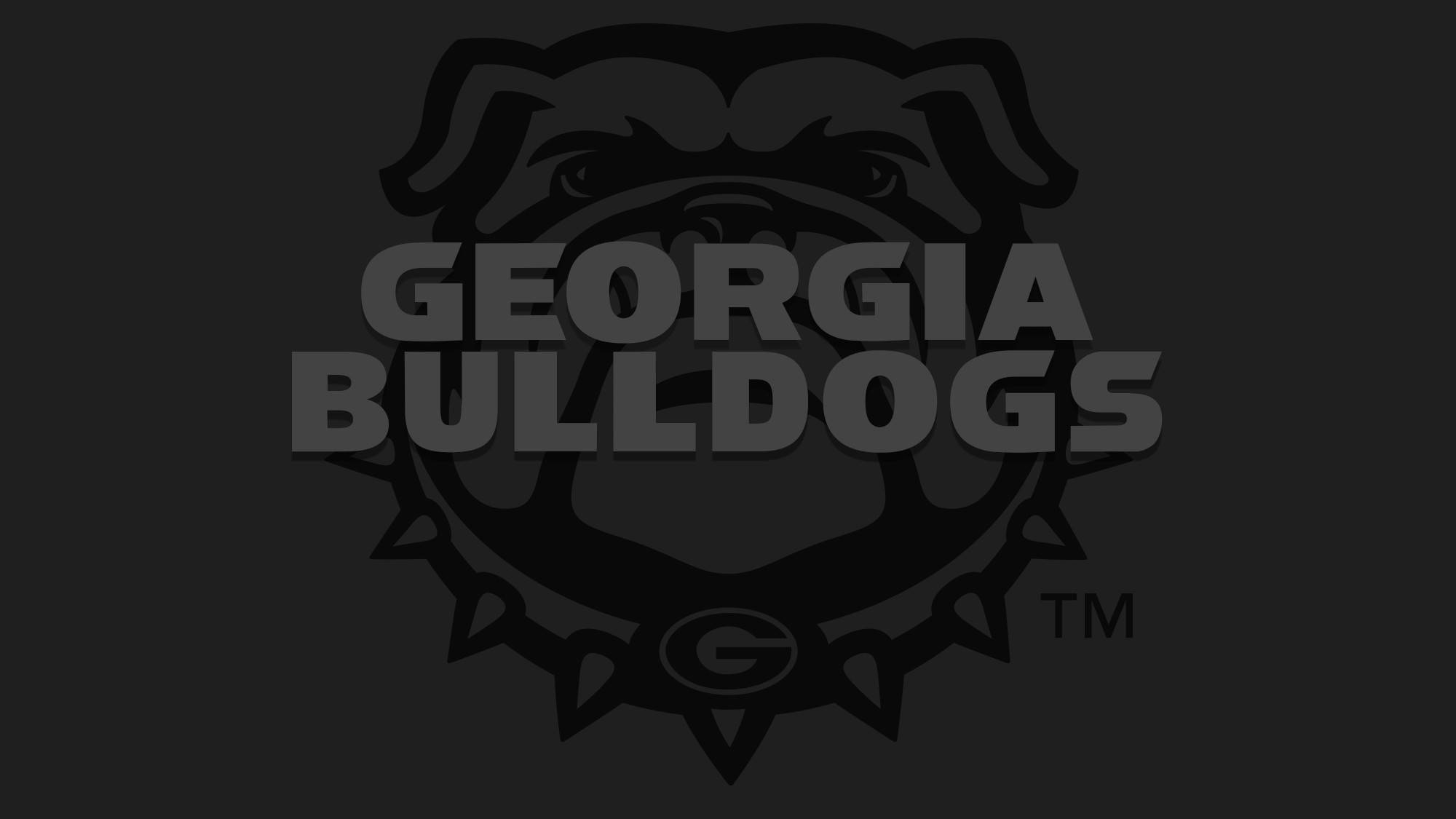 Georgia Bulldogs, black, dark gray background, Full HD Desktop Wallpaper
