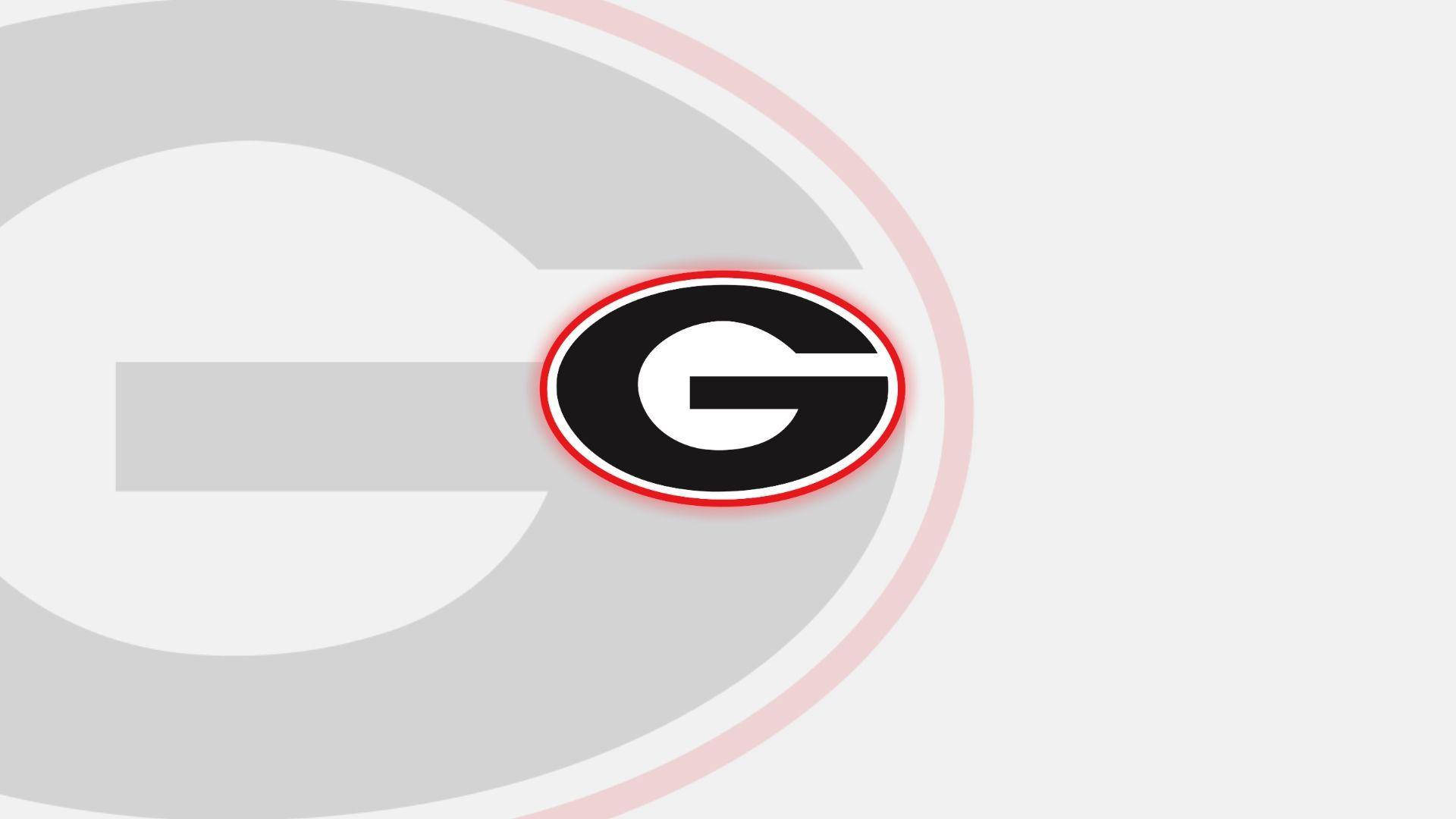 Georgia Bulldogs, black, red, Full HD Desktop Wallpaper