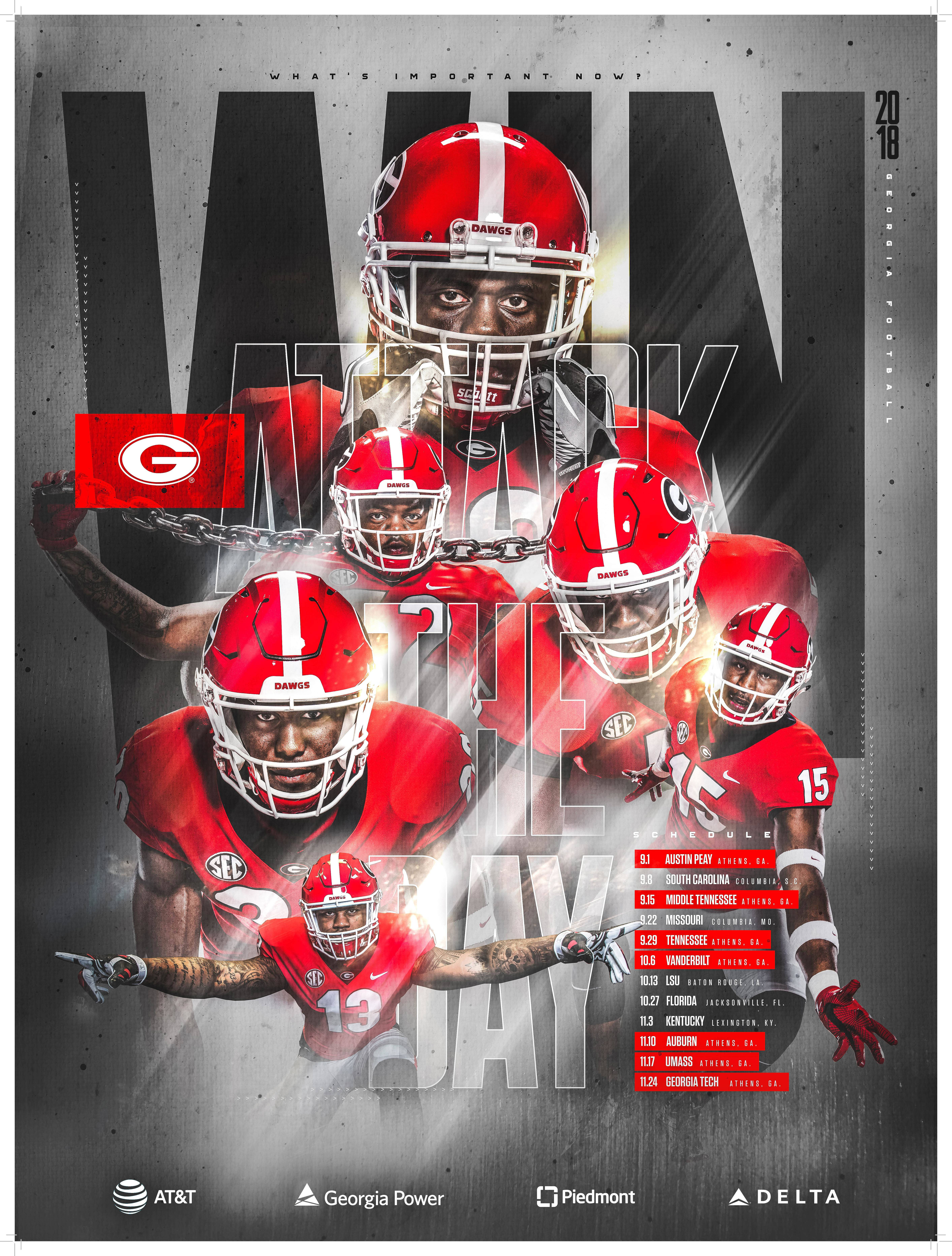 Georgia Bulldogs, red helmets, uniforms, 5K Phone Wallpaper