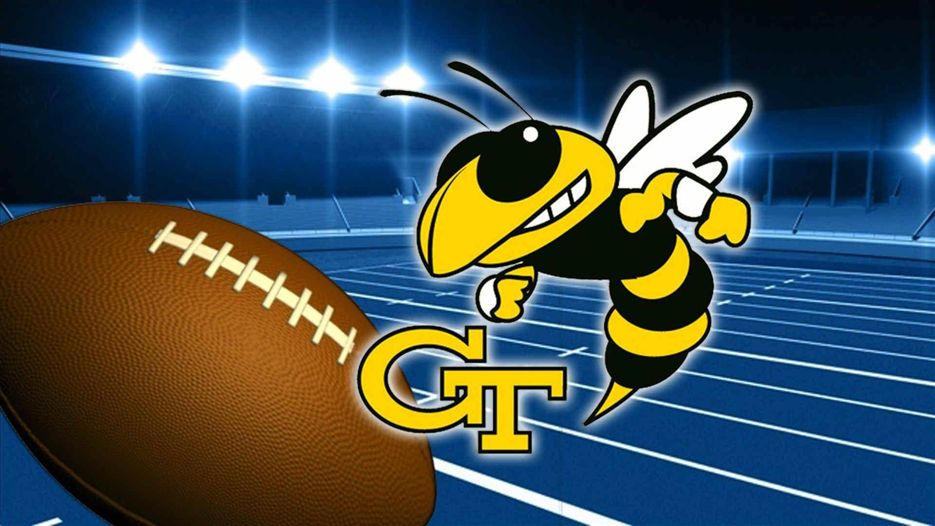 Georgia Tech, football, bee, Full HD Desktop Wallpaper