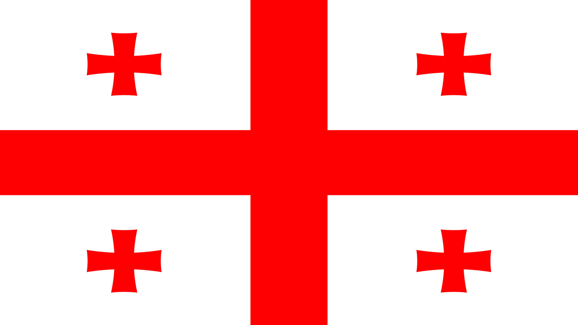 Georgia, national flag, white flag, Full HD Desktop Wallpaper