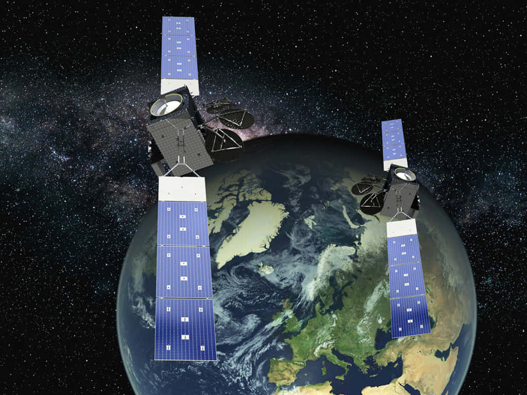 Geostar, outer space, Earth, SD Desktop Wallpaper
