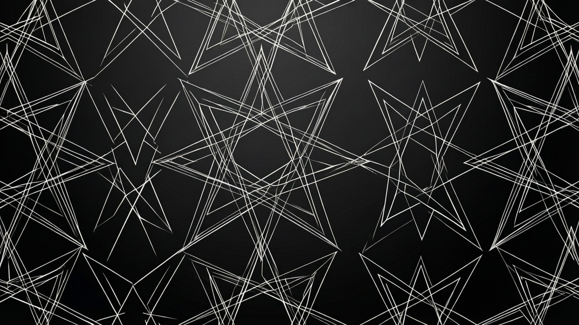 Geostar, minimal, geometric star shapes, Full HD Desktop Wallpaper