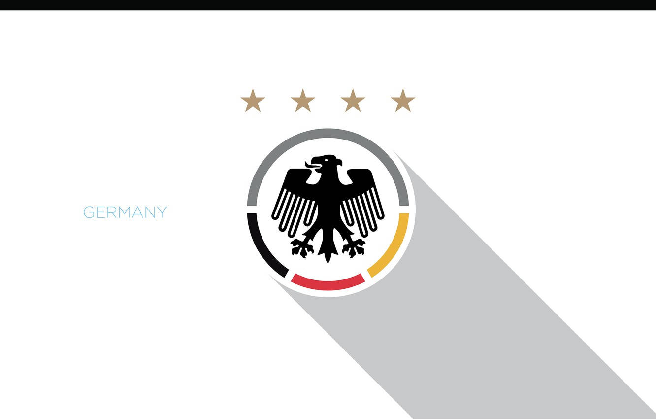 Germany National Football Team, black eagle, four stars, HD Desktop Wallpaper