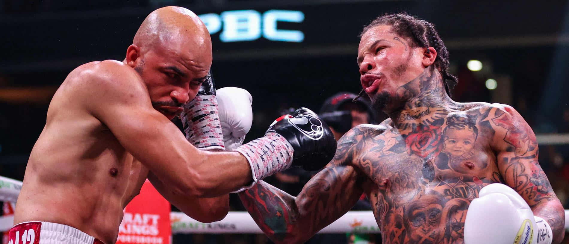 Gervonta Davis, boxing ring, tattooed boxers, HD Desktop Wallpaper