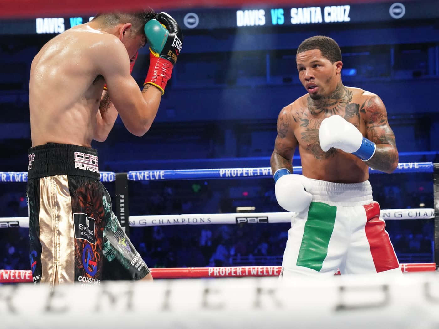 Gervonta Davis, championship win, brightly lit ring, HD Desktop Wallpaper