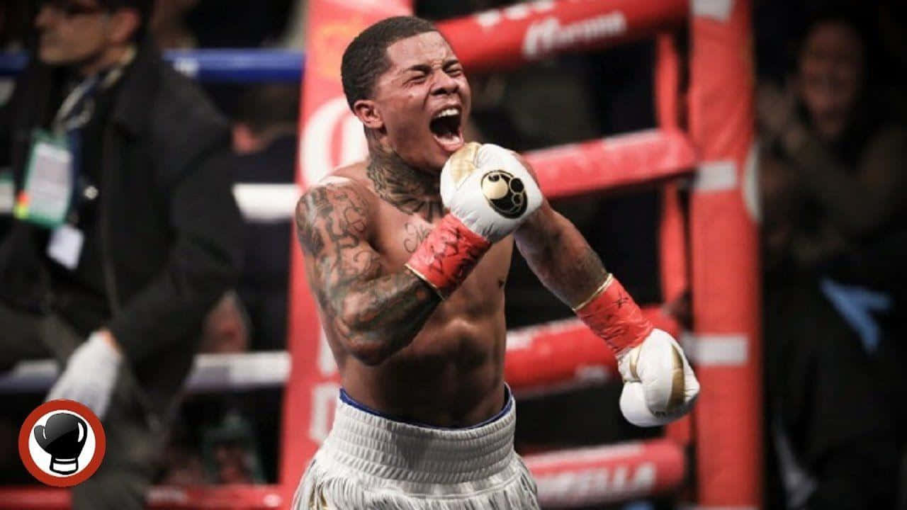 Gervonta Davis, championship belt, red ring, HD Desktop Wallpaper