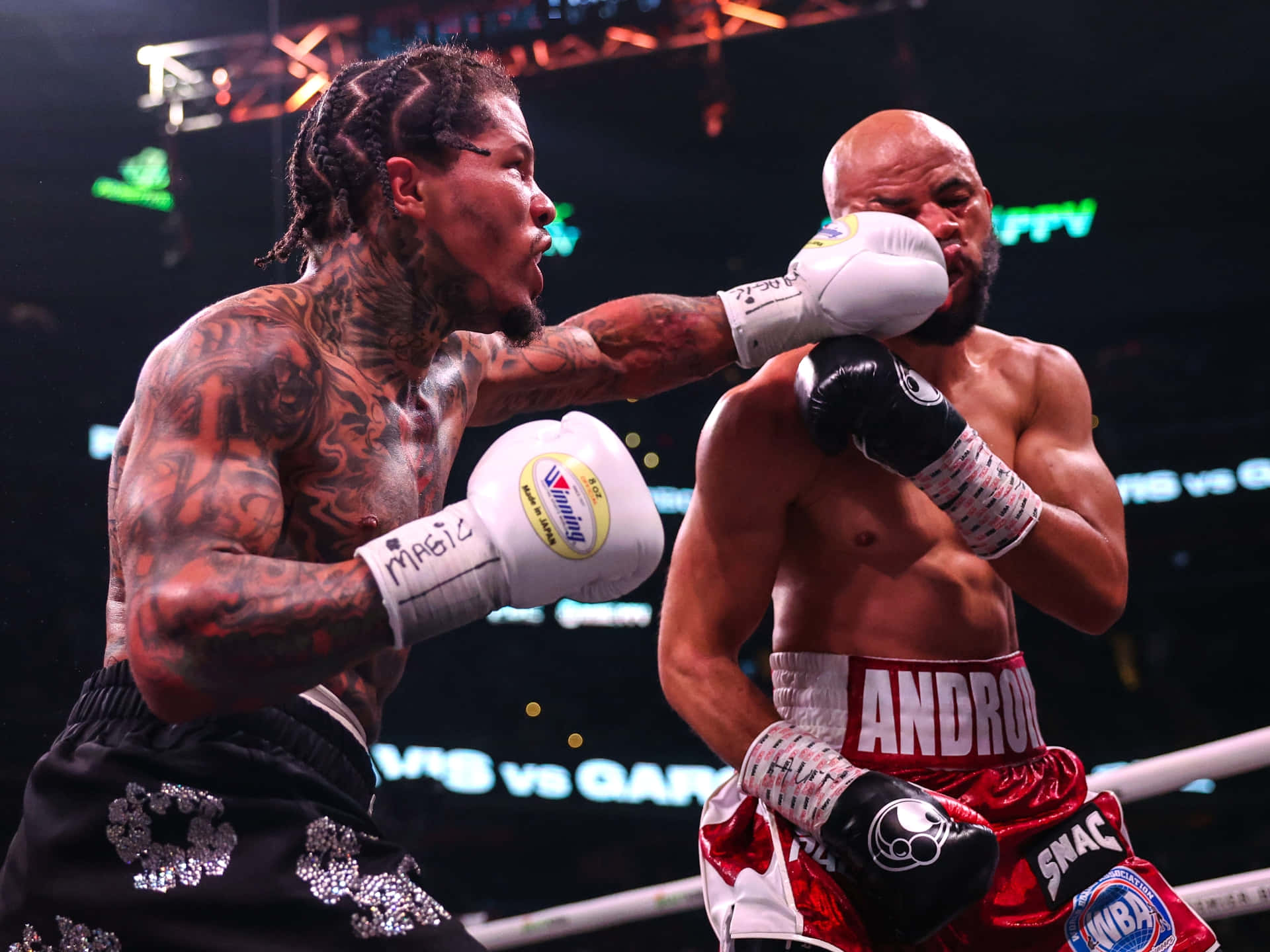 Gervonta Davis, world champion boxer, ring, Full HD Desktop Wallpaper