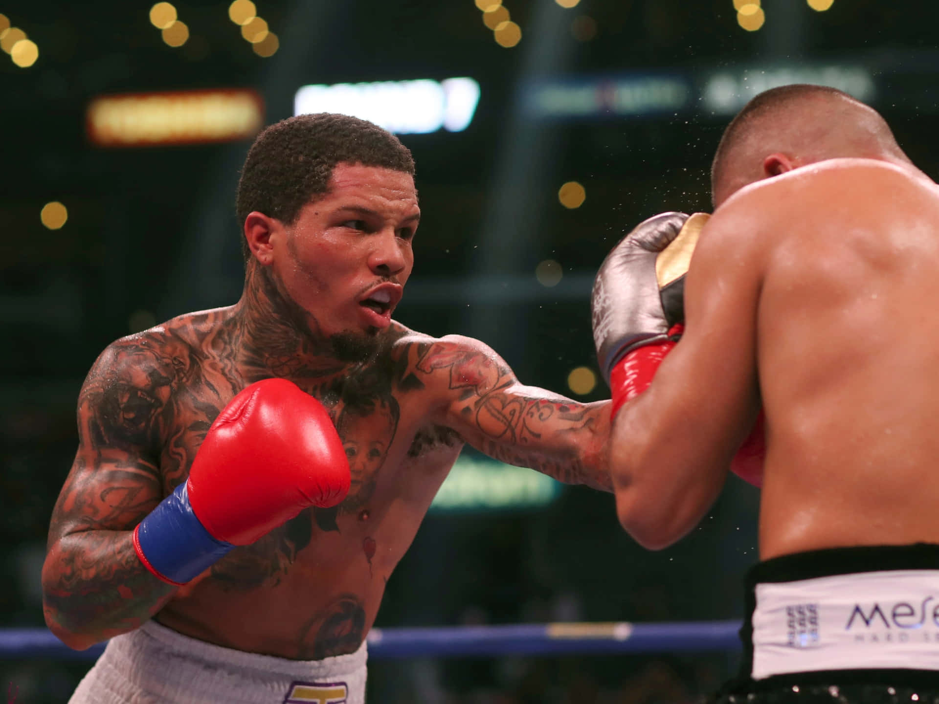 Gervonta Davis, boxer, boxing ring, Full HD Desktop Wallpaper