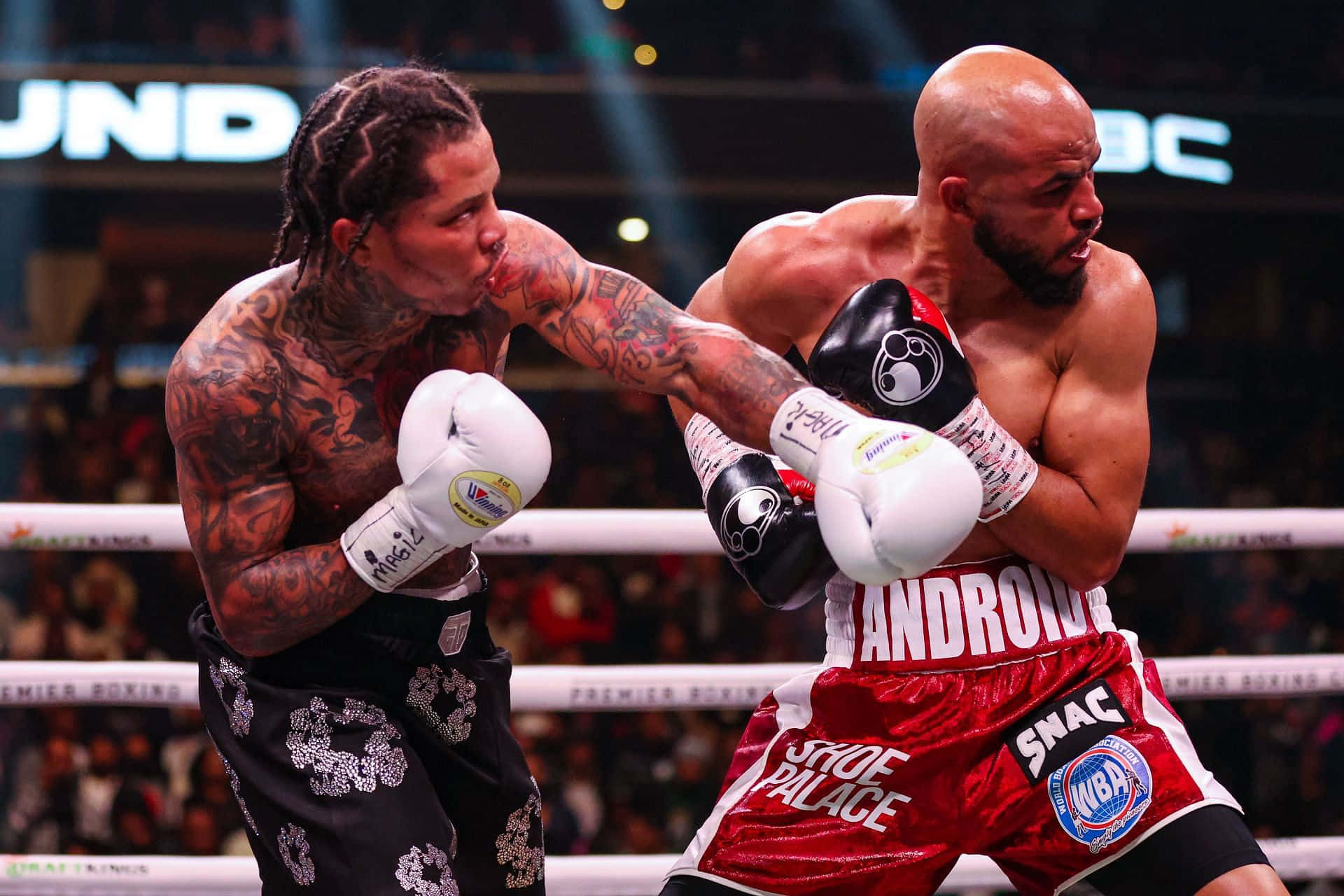 Gervonta Davis, bright ring, arena lights, Full HD Desktop Wallpaper