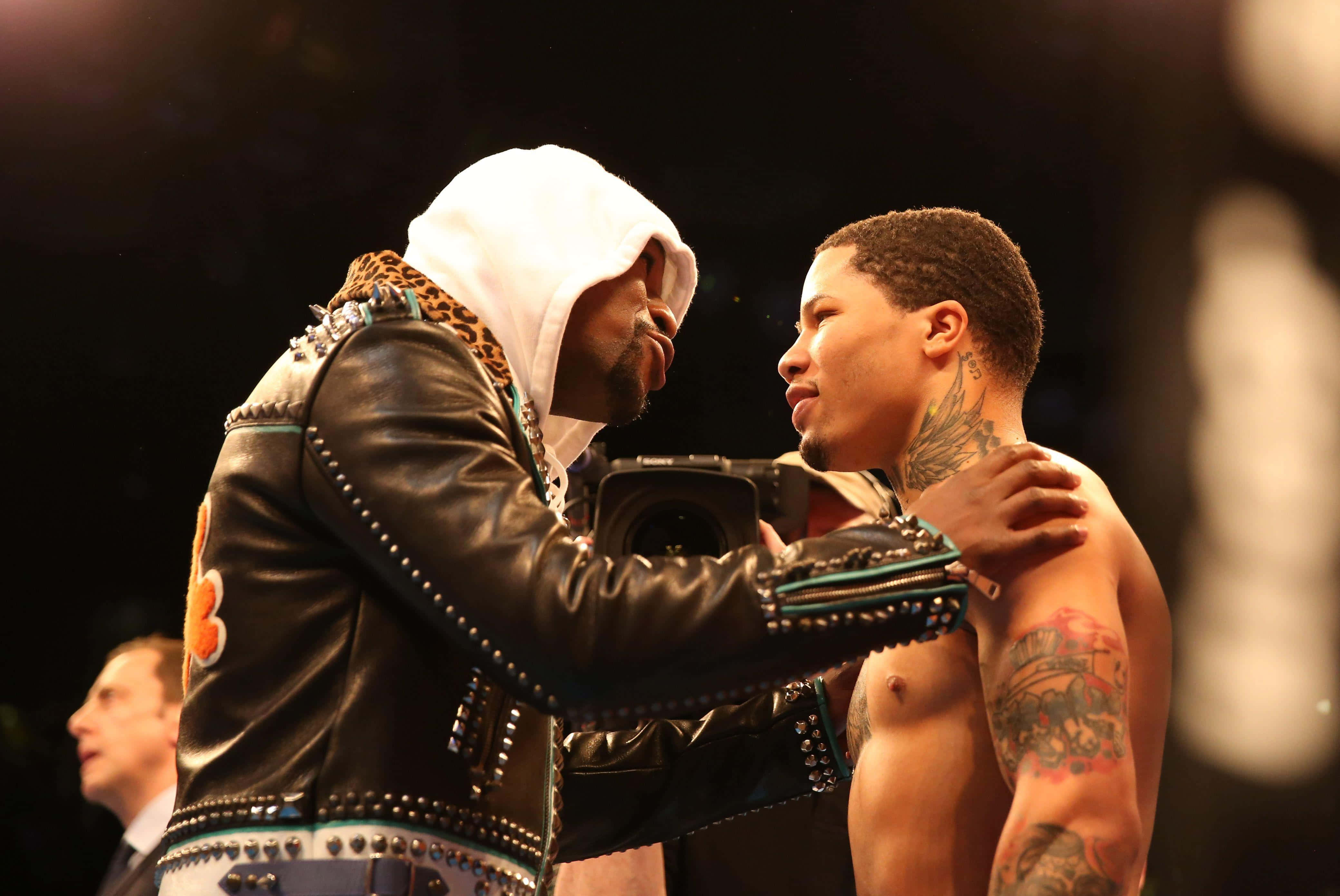 Gervonta Davis, ring, studded leather jacket, 4K Desktop Wallpaper