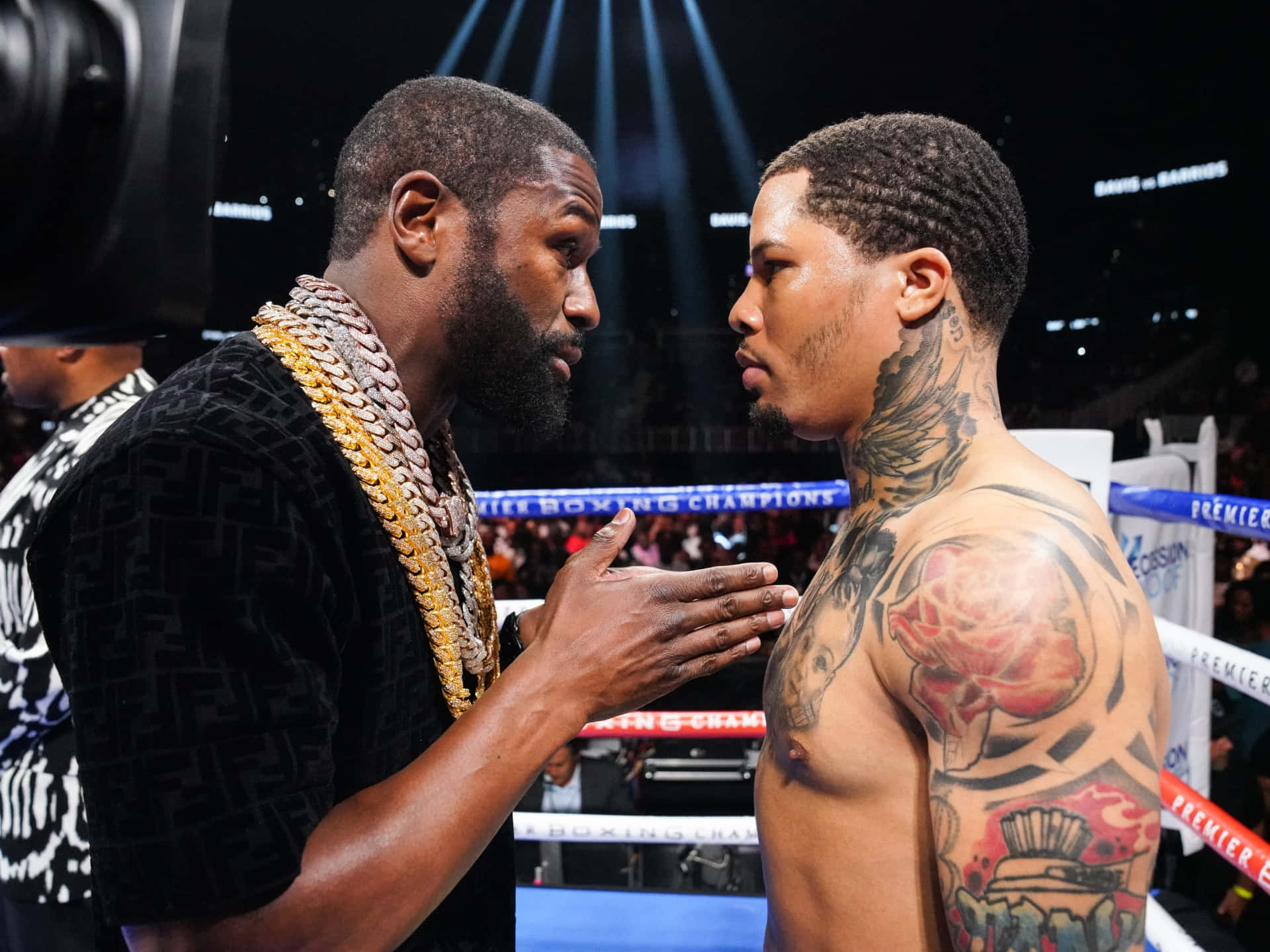 Gervonta Davis, boxing technique, ring, Full HD Desktop Wallpaper