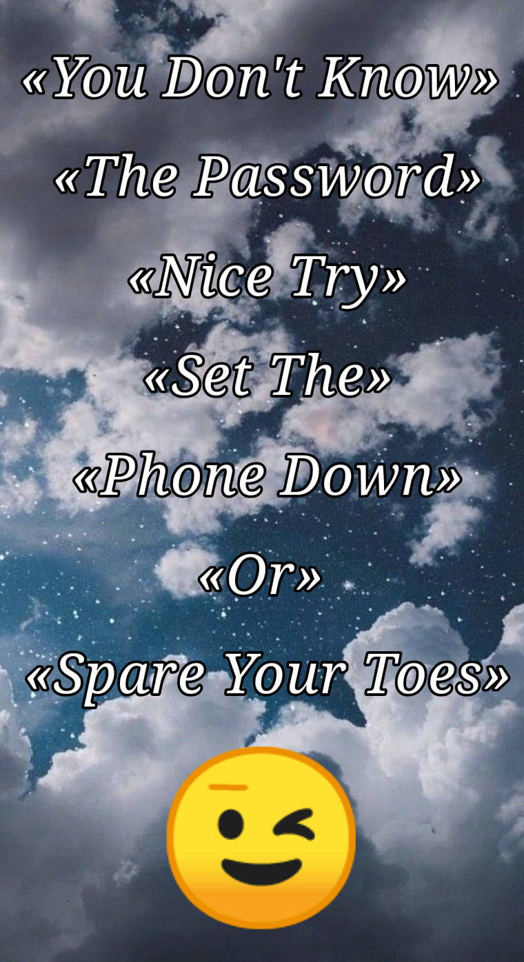starry night sky, clouds, winking emoji, HD Phone Wallpaper
