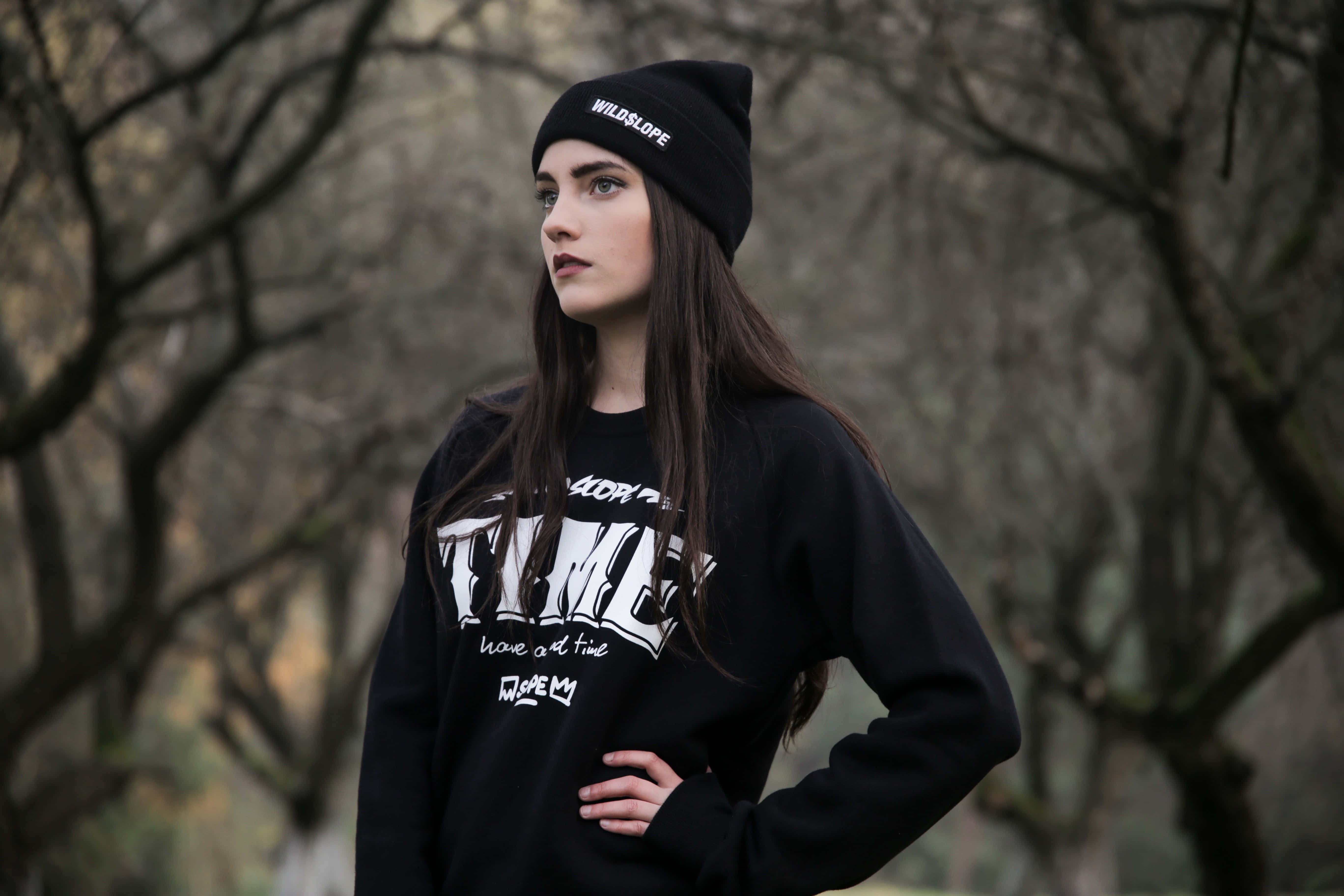 Ghetto Hood, black beanie, black sweatshirt, 5K Desktop Wallpaper