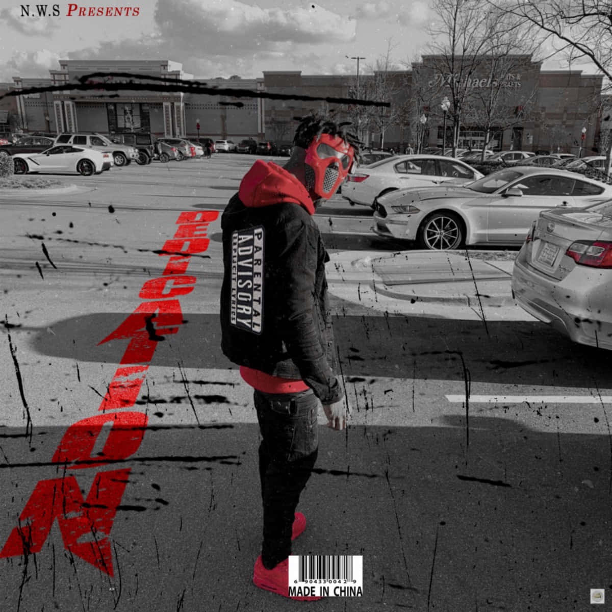 Ghetto Hood, red mask, hoodie, SD Desktop Wallpaper