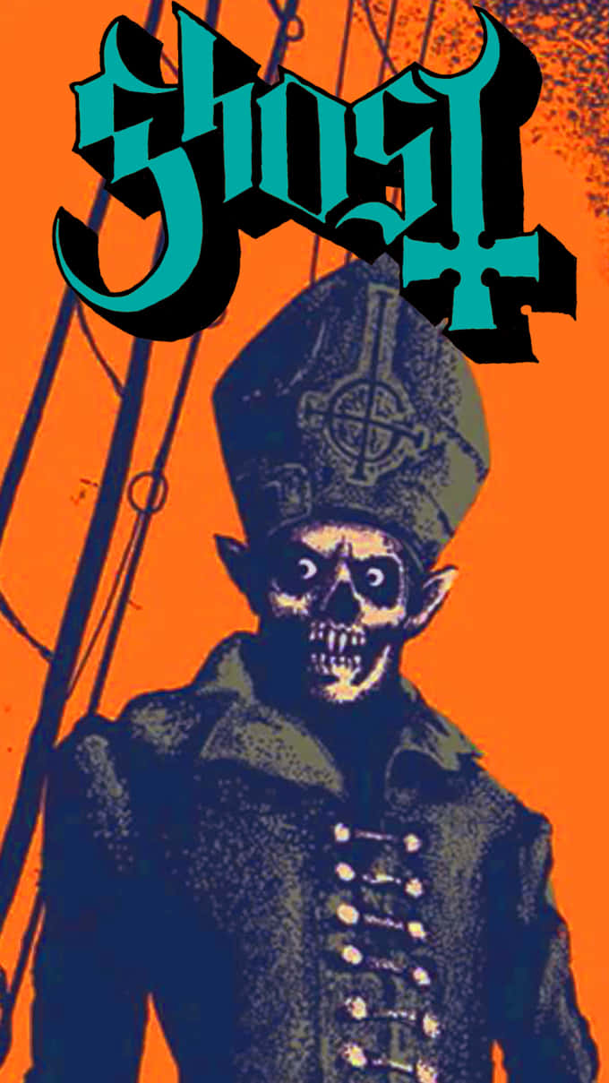 Ghost Band, bishop's hat, coat, SD Phone Wallpaper