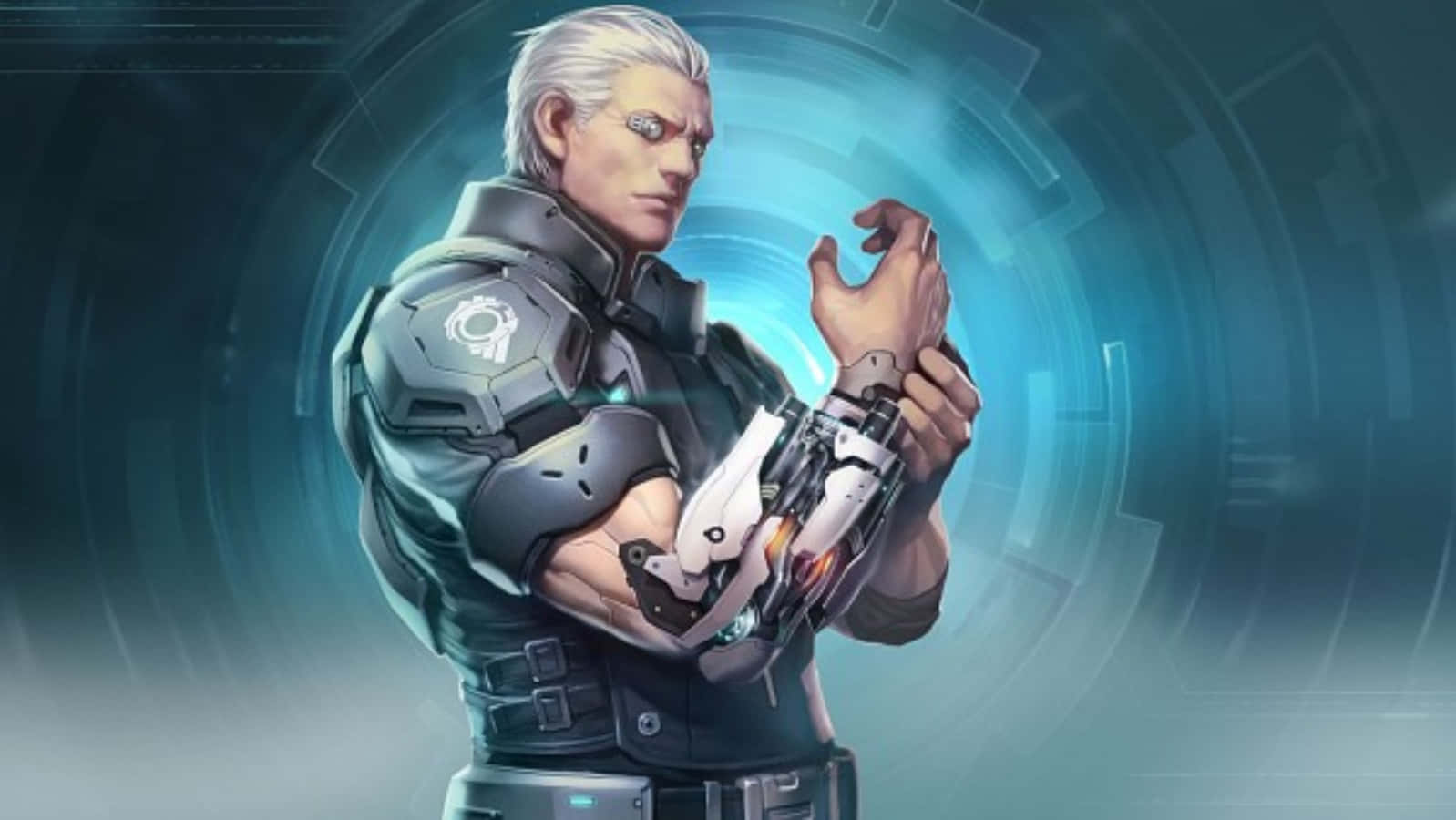 Ghost In The Shell Batou, Batou, white hair, HD Desktop Wallpaper