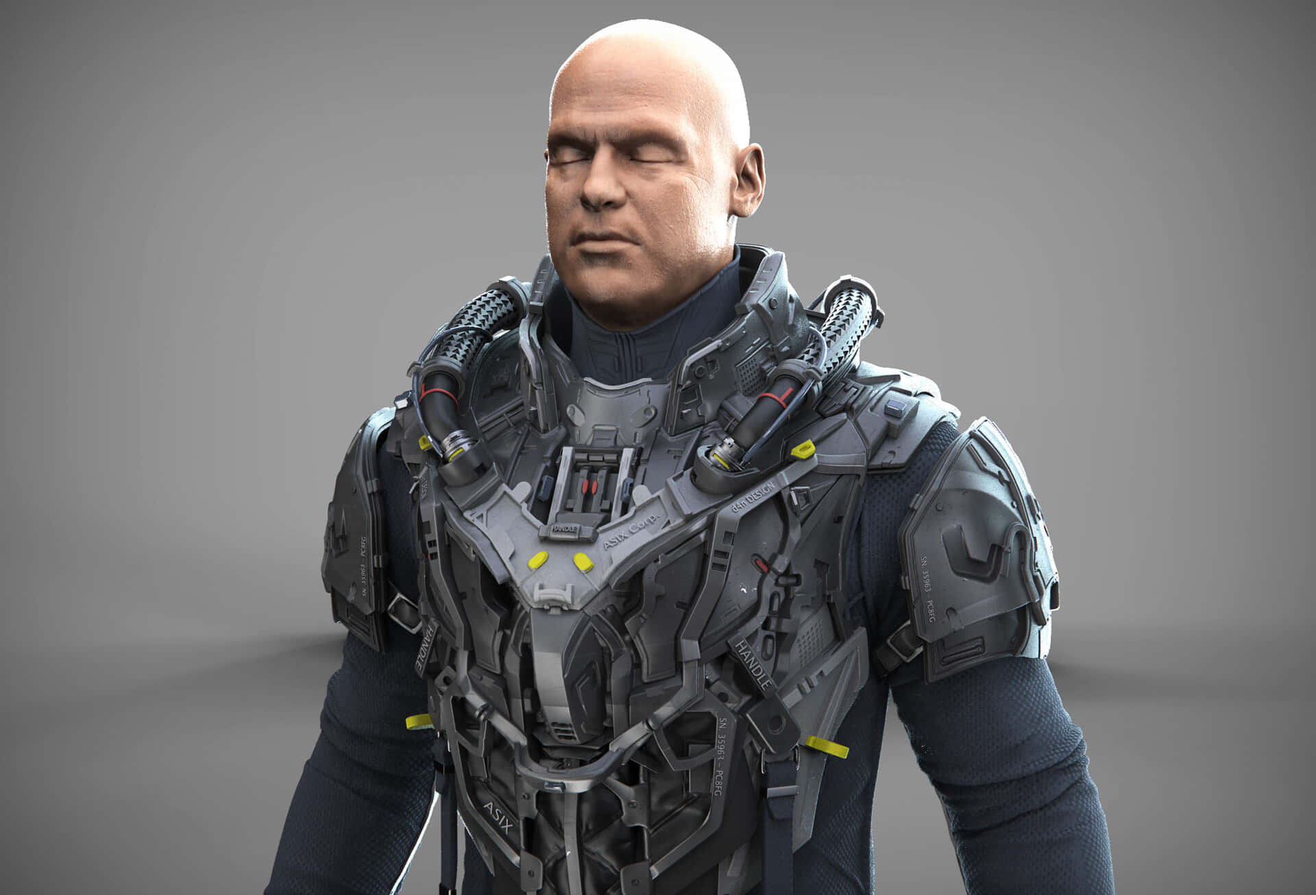 Ghost in the Shell Borma, borma, futuristic armor, Full HD Desktop Wallpaper