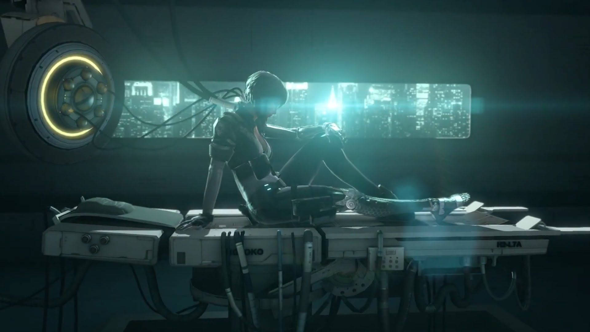 3D Motoko, Ghost In The Shell, humanoid robot, Full HD Desktop Wallpaper