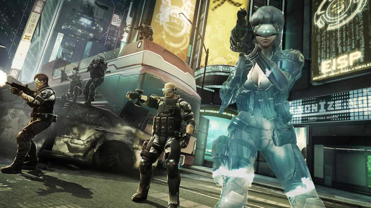 Ghost In The Shell, team action, cyberpunk soldiers, HD Desktop Wallpaper