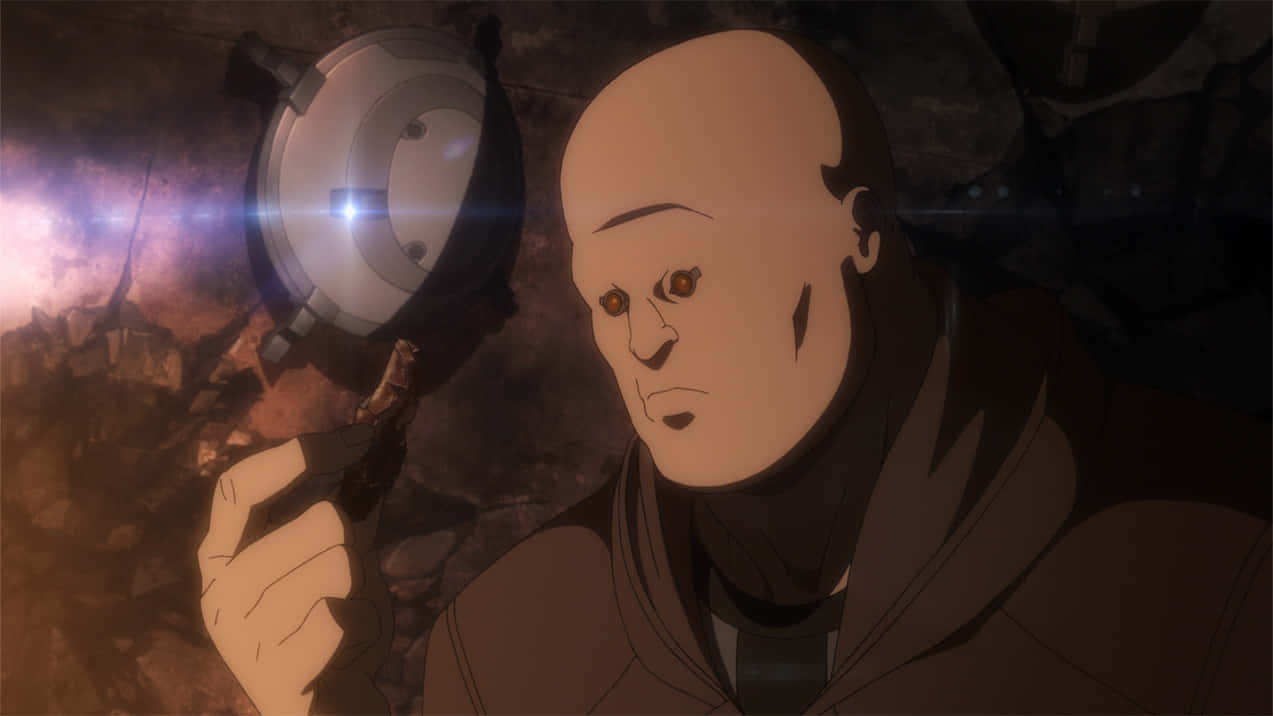 Ghost In The Shell Borma, bald anime man, brown robe, SD Desktop Wallpaper